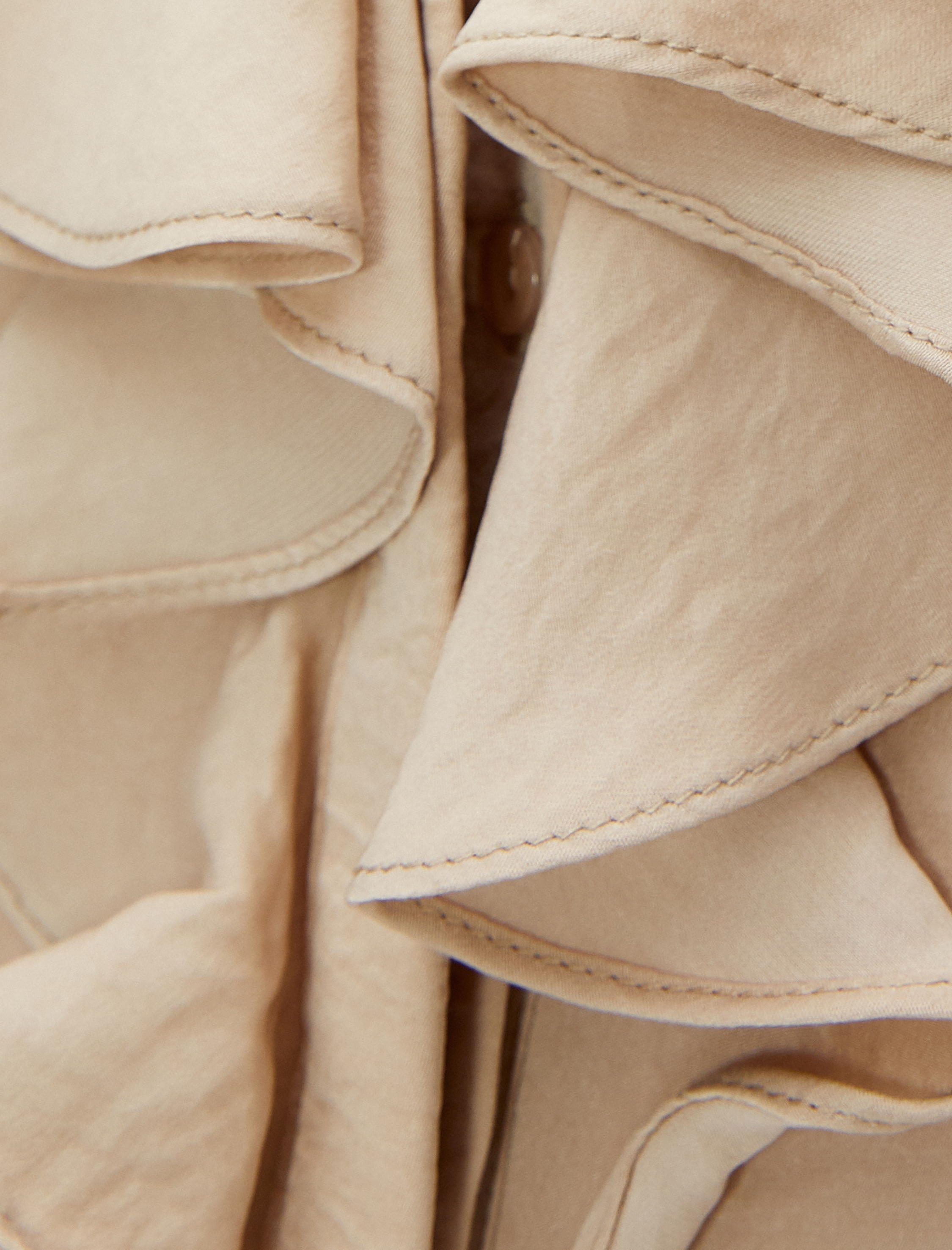   Volanlı Gömlek Kısa Kollu