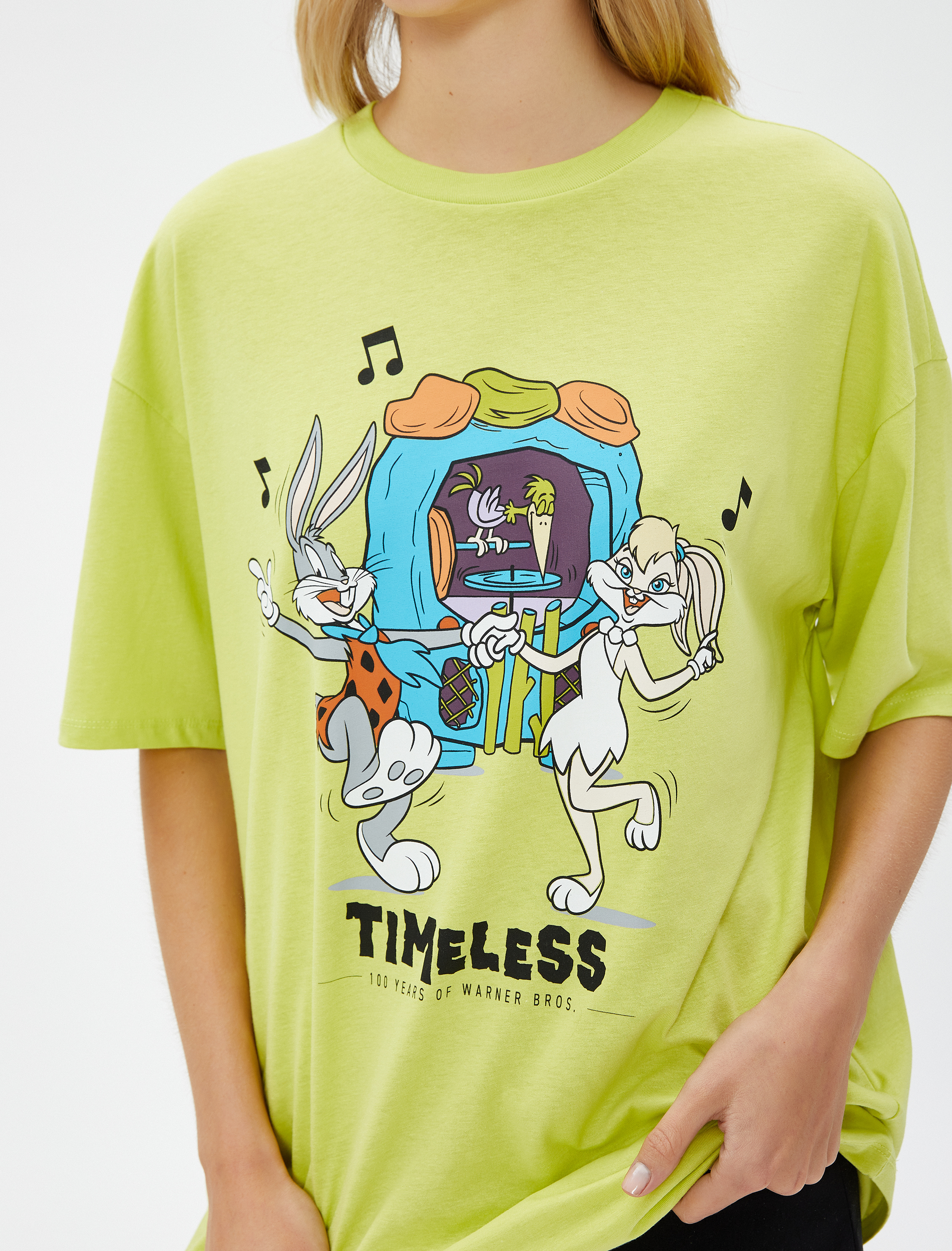   Bugs Bunny Tişört Baskılı Lisanslı Kısa Kollu Pamuklu