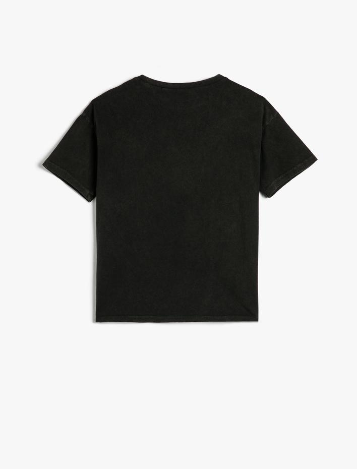 Erkek Çocuk Rolling Stones Tişört Lisanslı Kısa Kollu Bisiklet Yaka Pamuklu