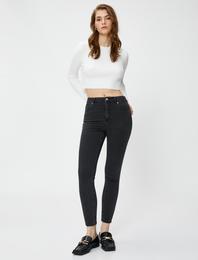 Push Up Kot Pantolon Dar Paça - Carmen Jeans