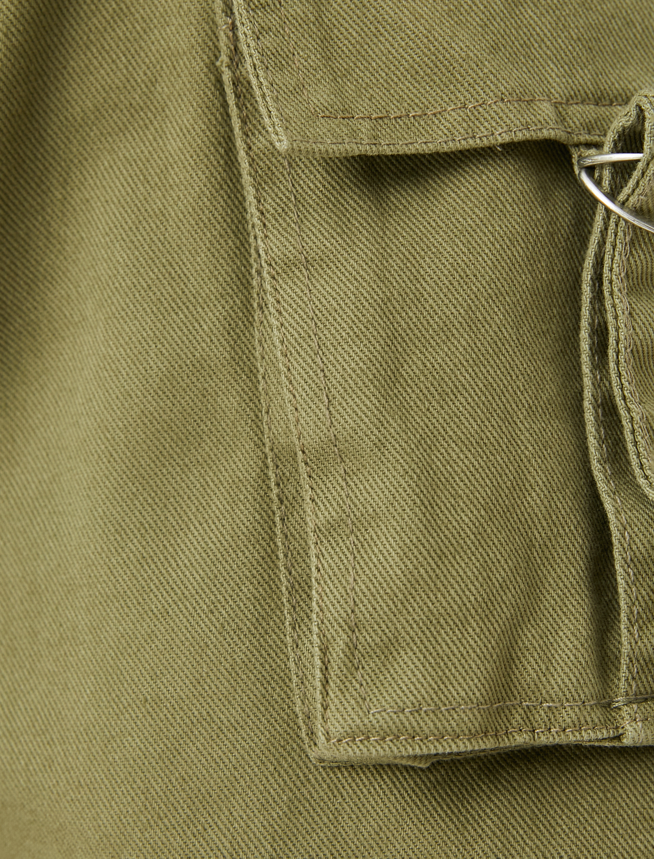   Kargo Şort Normal Lastikli Bel Büyük Cep Detaylı