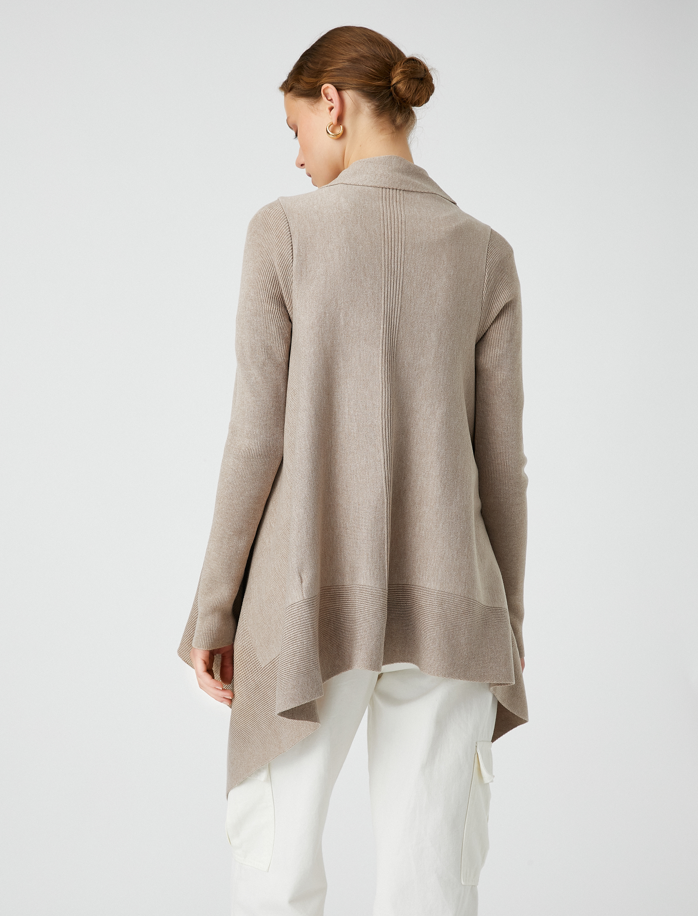 Oversize Hırka Dökümlü