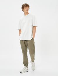 Jogger Pantolon Beli Bağcıklı Cep Detaylı Pamuklu