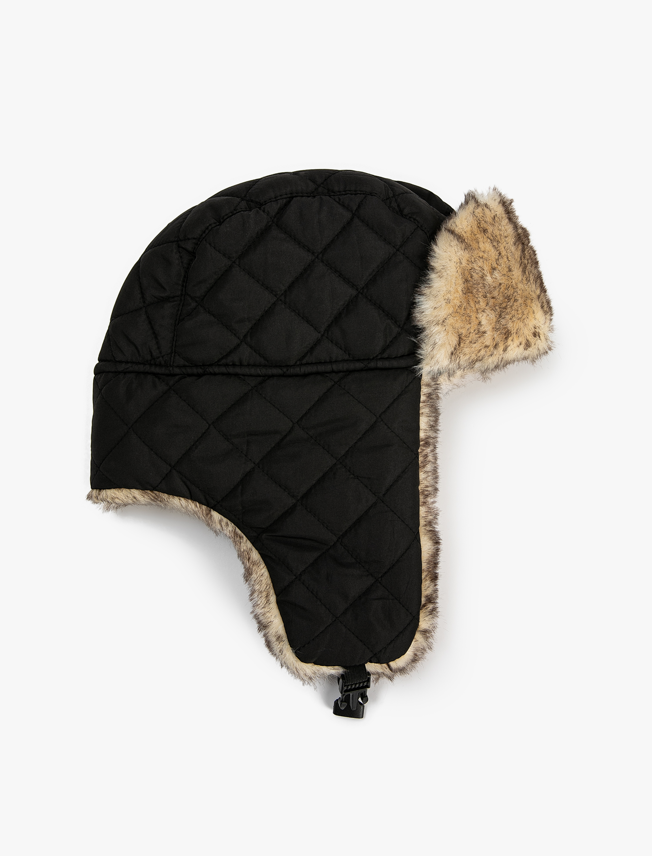  Erkek Kar Şapkası İçi Suni Kürklü