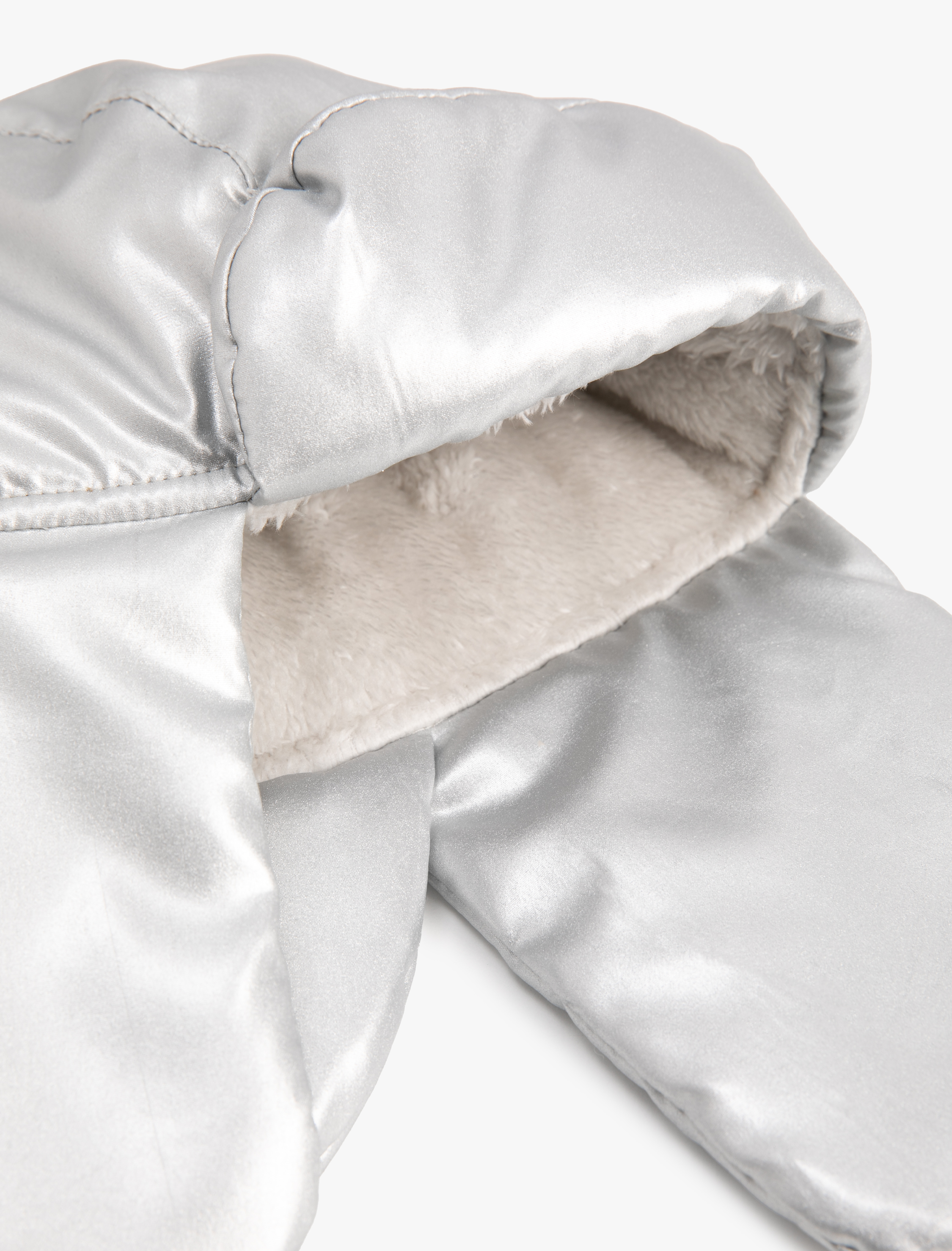  Kız Çocuk Pilot Şapka Çift Taraflı  Kulak Kapaklı Polar Detaylı Su İtici