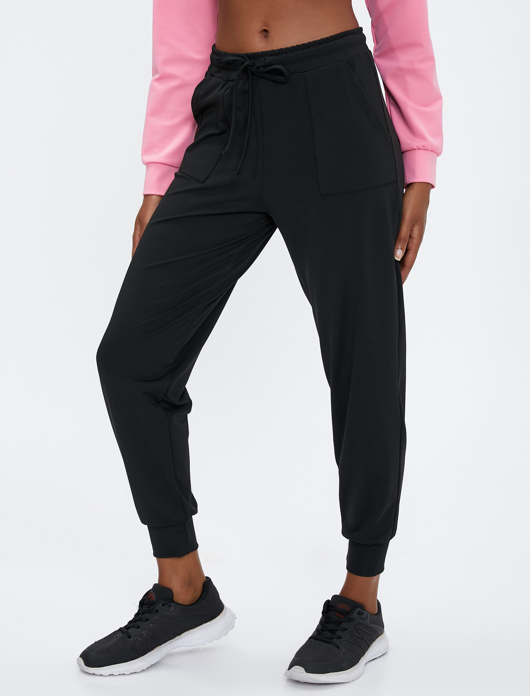   Jogger Eşofman Altı Cep Detaylı Beli Bağcıklı