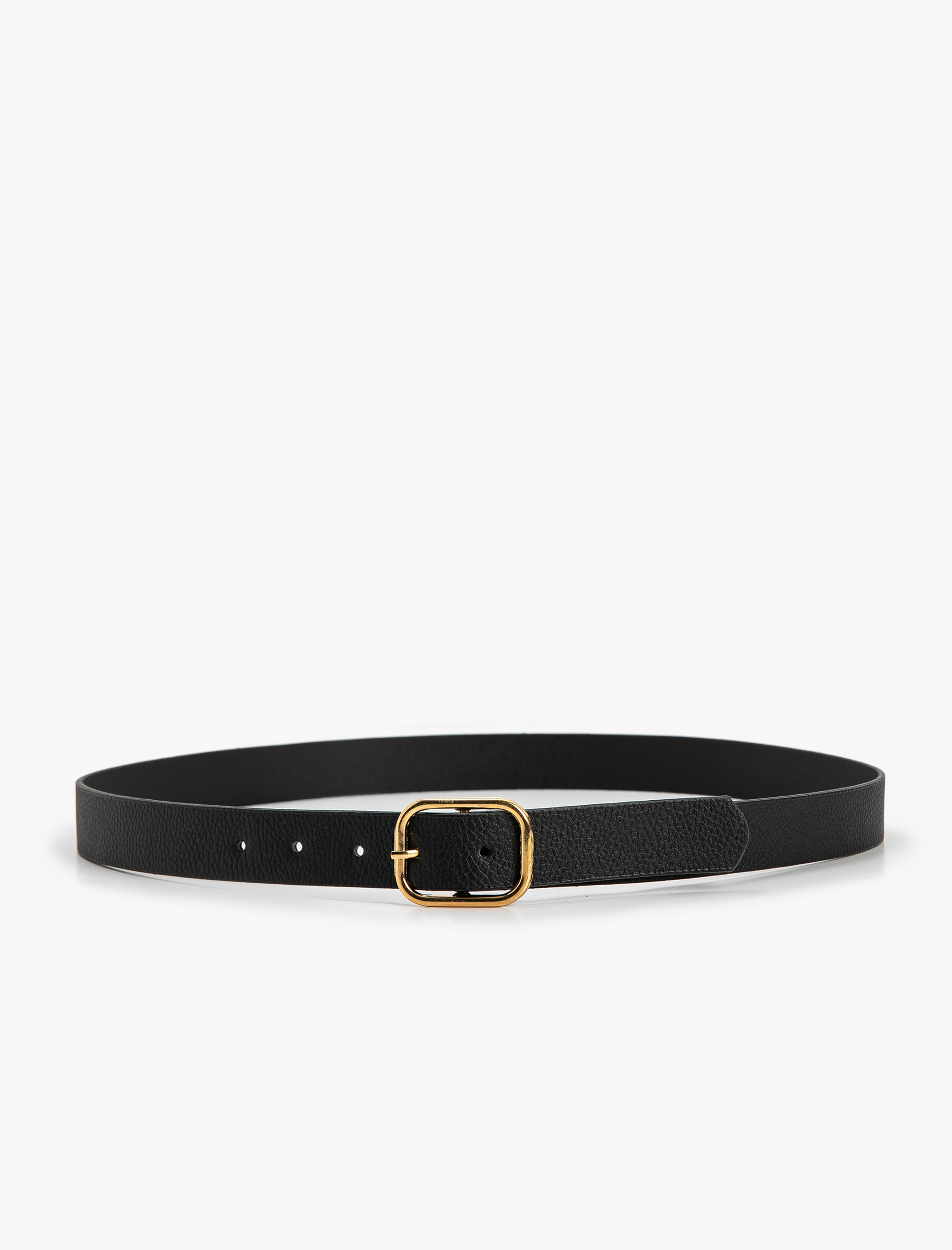  Kadın Kemer Suni Deri Dikdörtgen Metal Tokalı