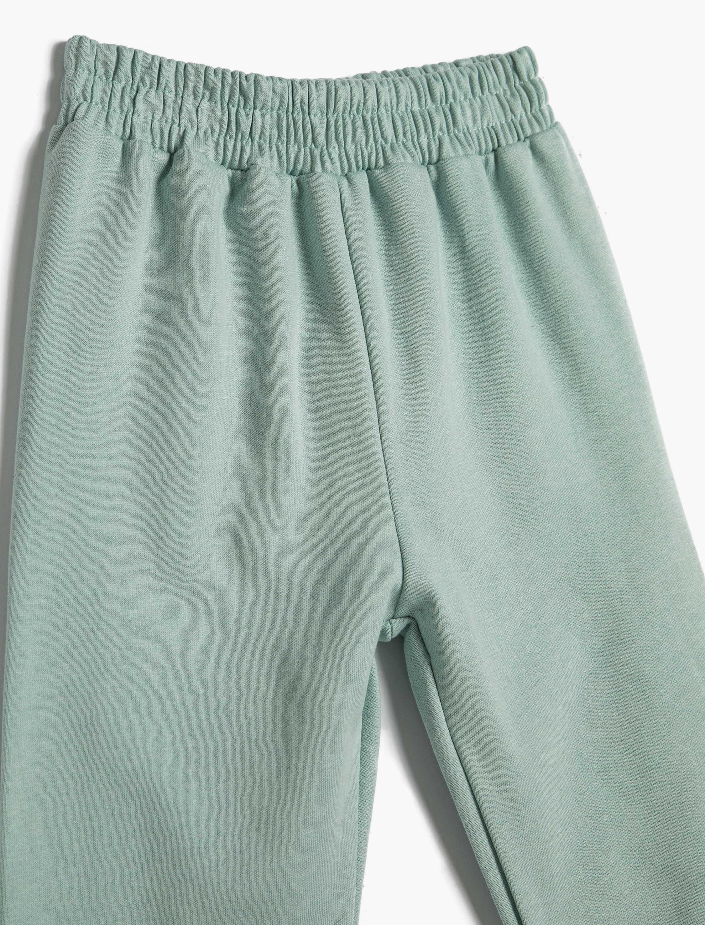  Kız Bebek Basic Jogger Eşofman Altı Beli Lastikli Şardonlu Pamuklu