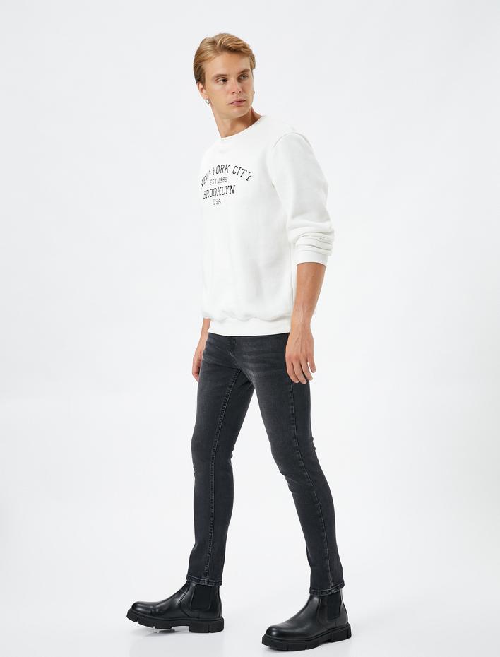  Skinny Fit Kot Pantolon - Michael Jean