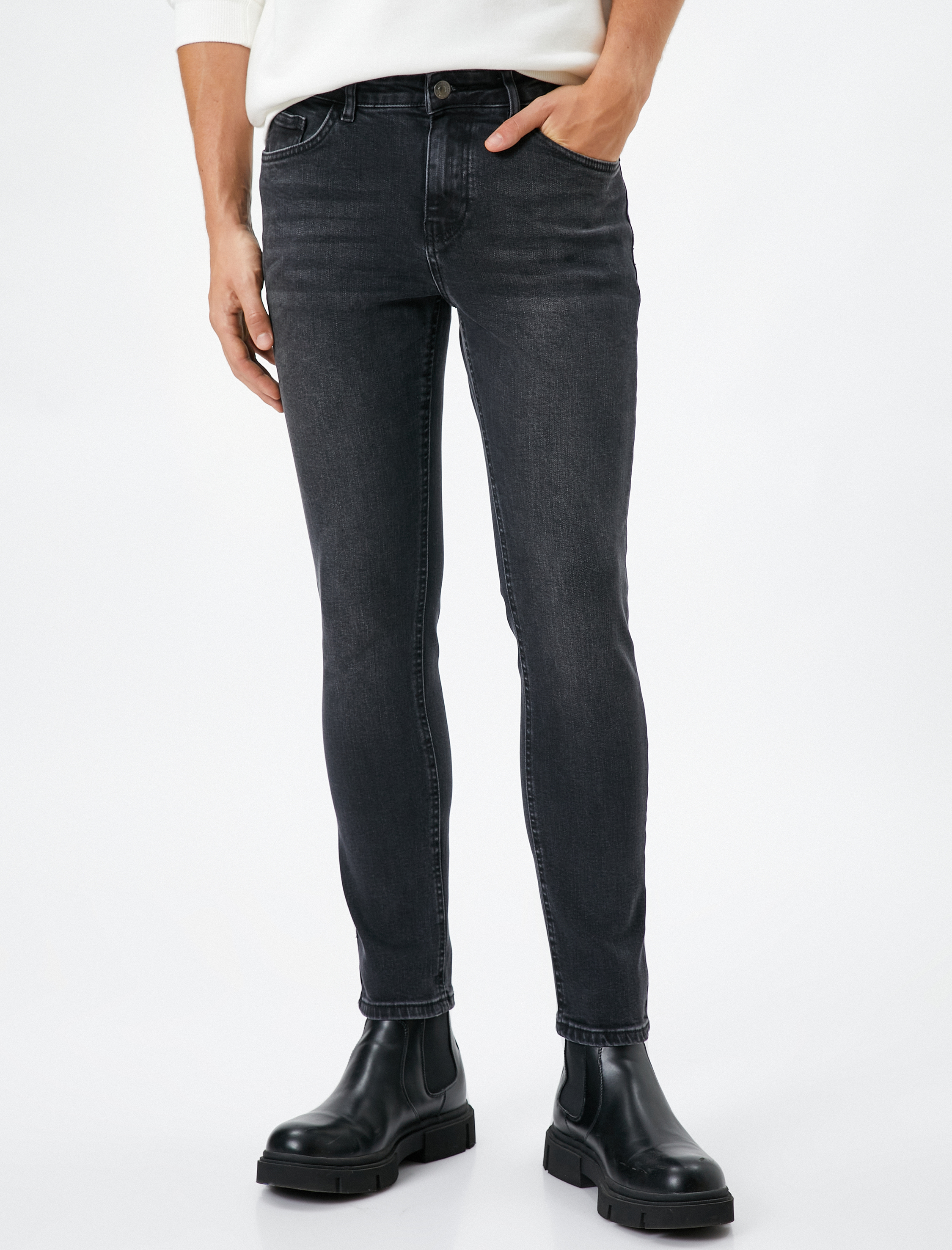   Skinny Fit Kot Pantolon - Michael Jean