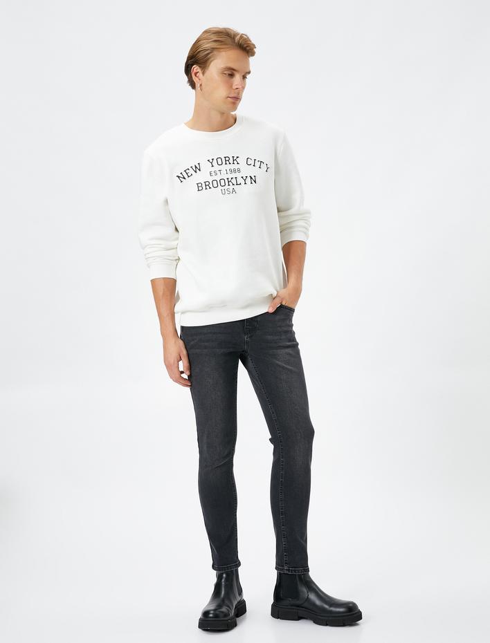  Skinny Fit Kot Pantolon - Michael Jean