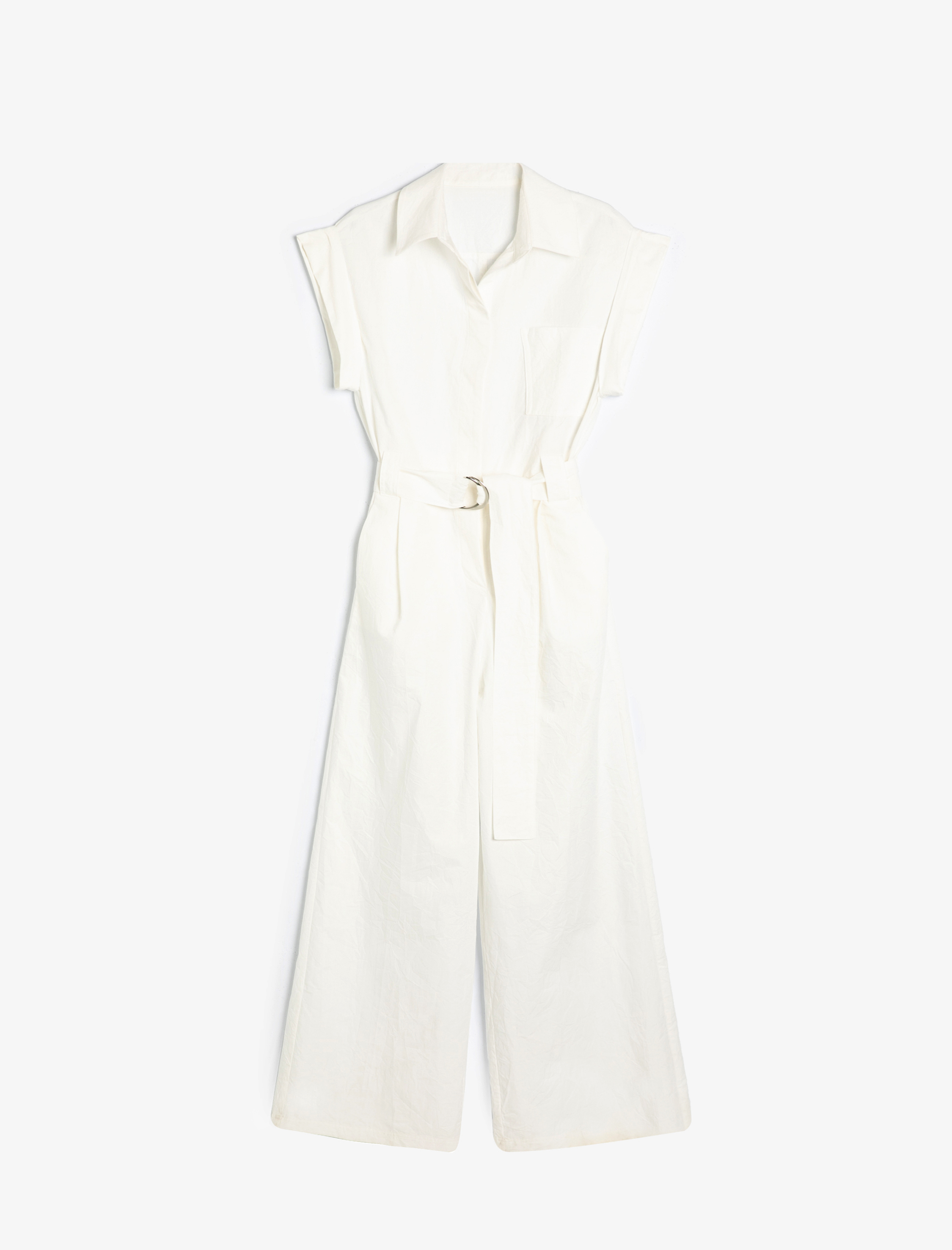   Koton X Sima Tarkan - Tulum Gömlek Yaka Paraşüt Kumaş Kemerli Cepli