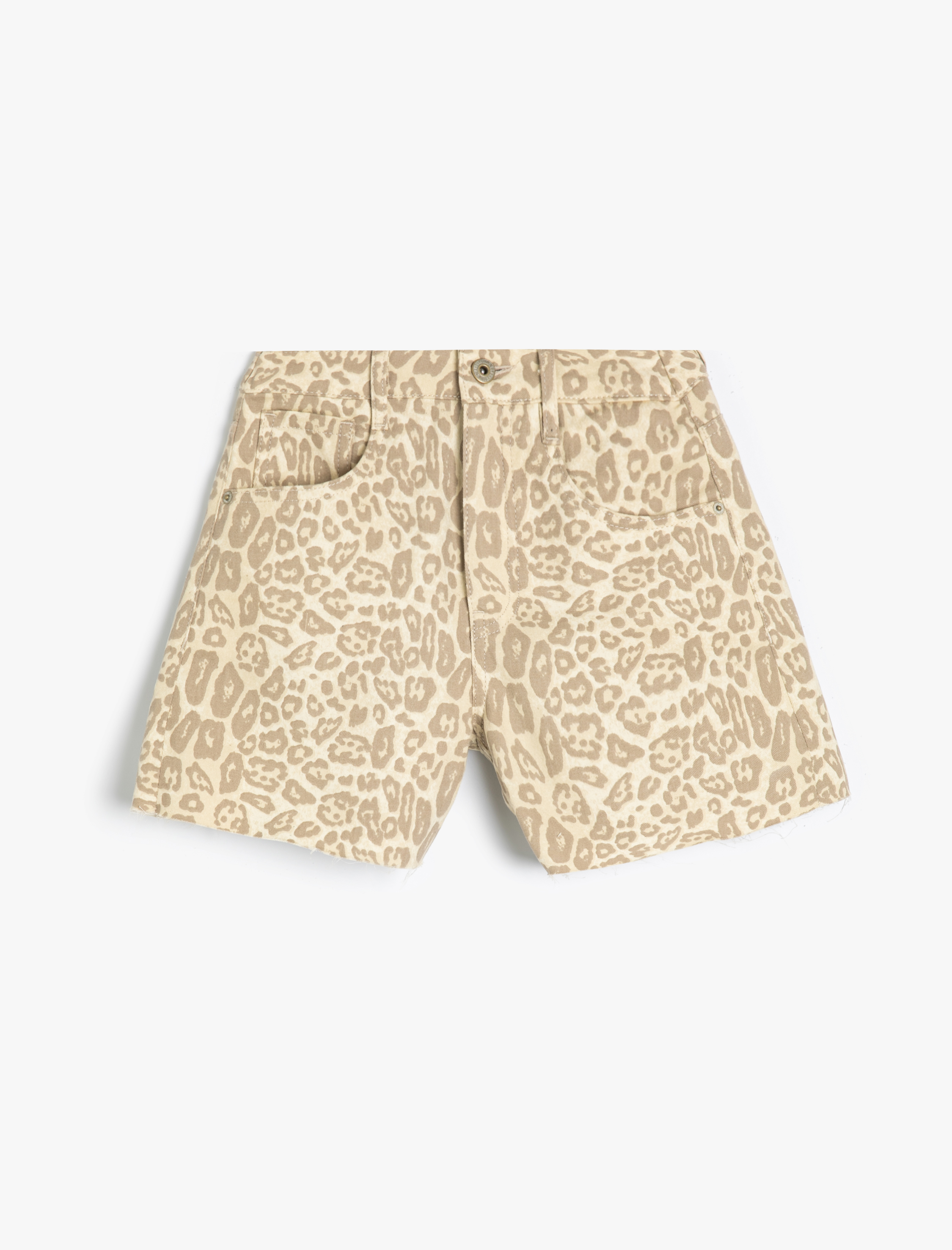   Koton X Sima Tarkan - Leopar Desenli Şort Mini Cepli