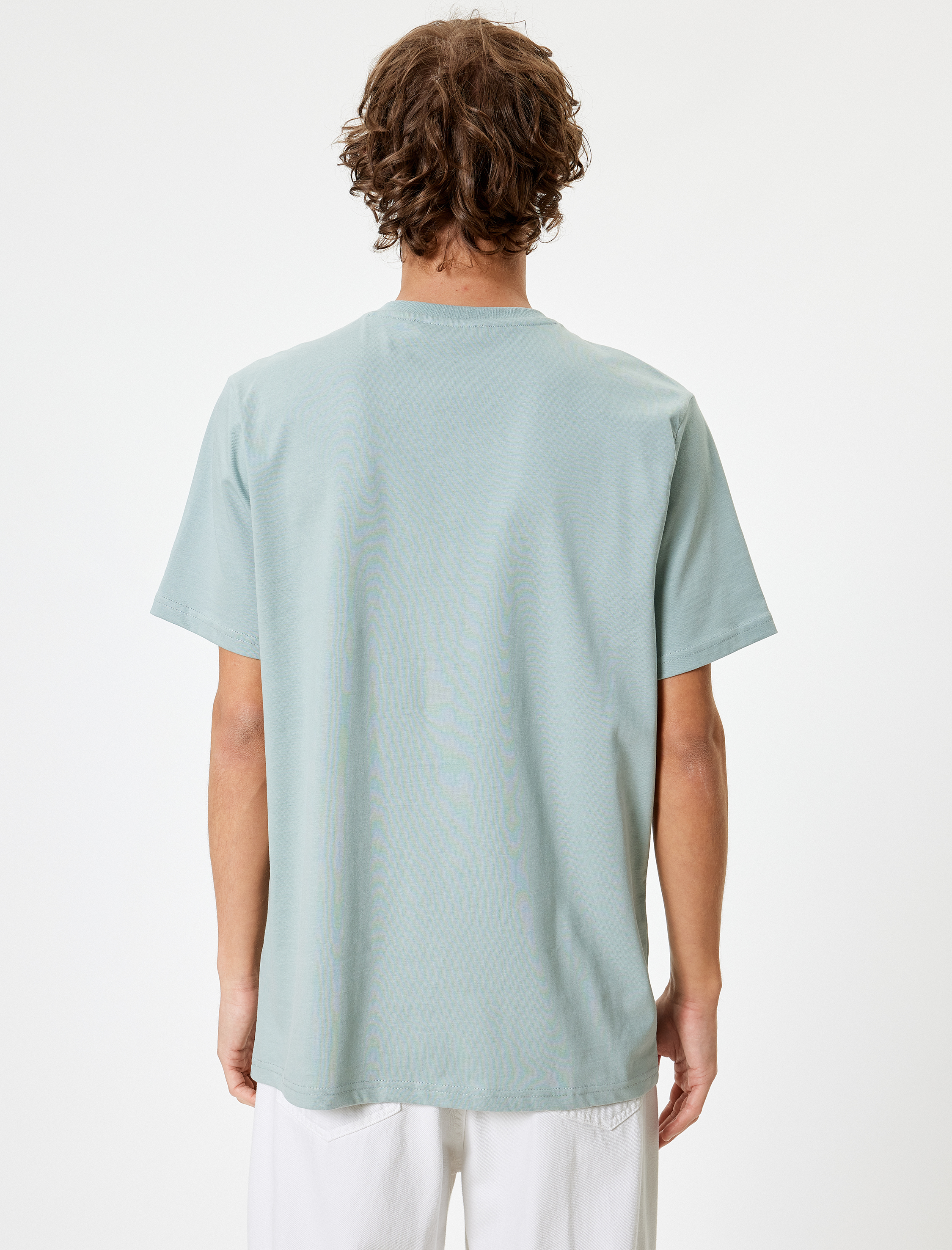   Basic Tişört Kısa Kollu Bisiklet Yaka Pamuklu