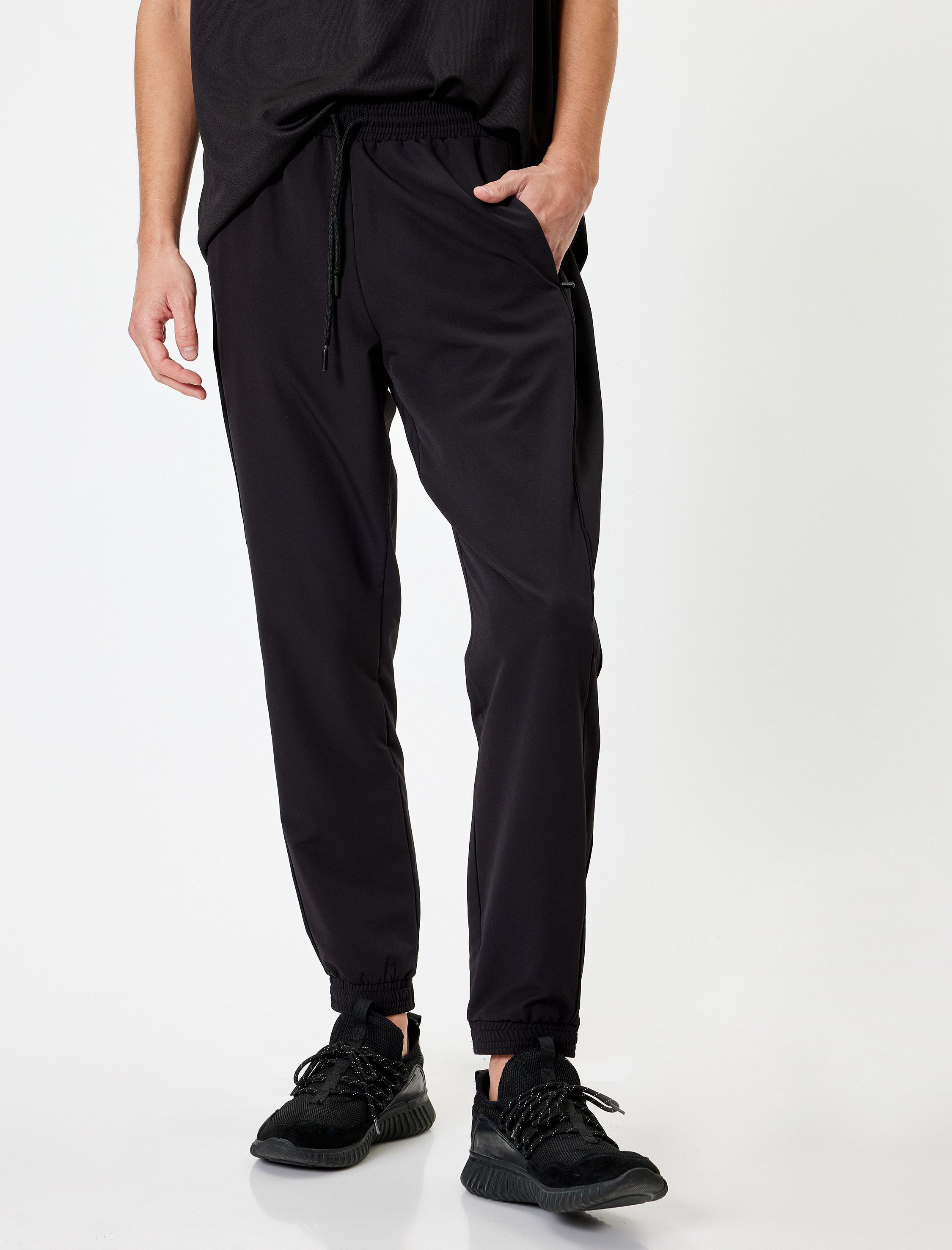   Spor Eşofman Altı Jogger Cep Detaylı