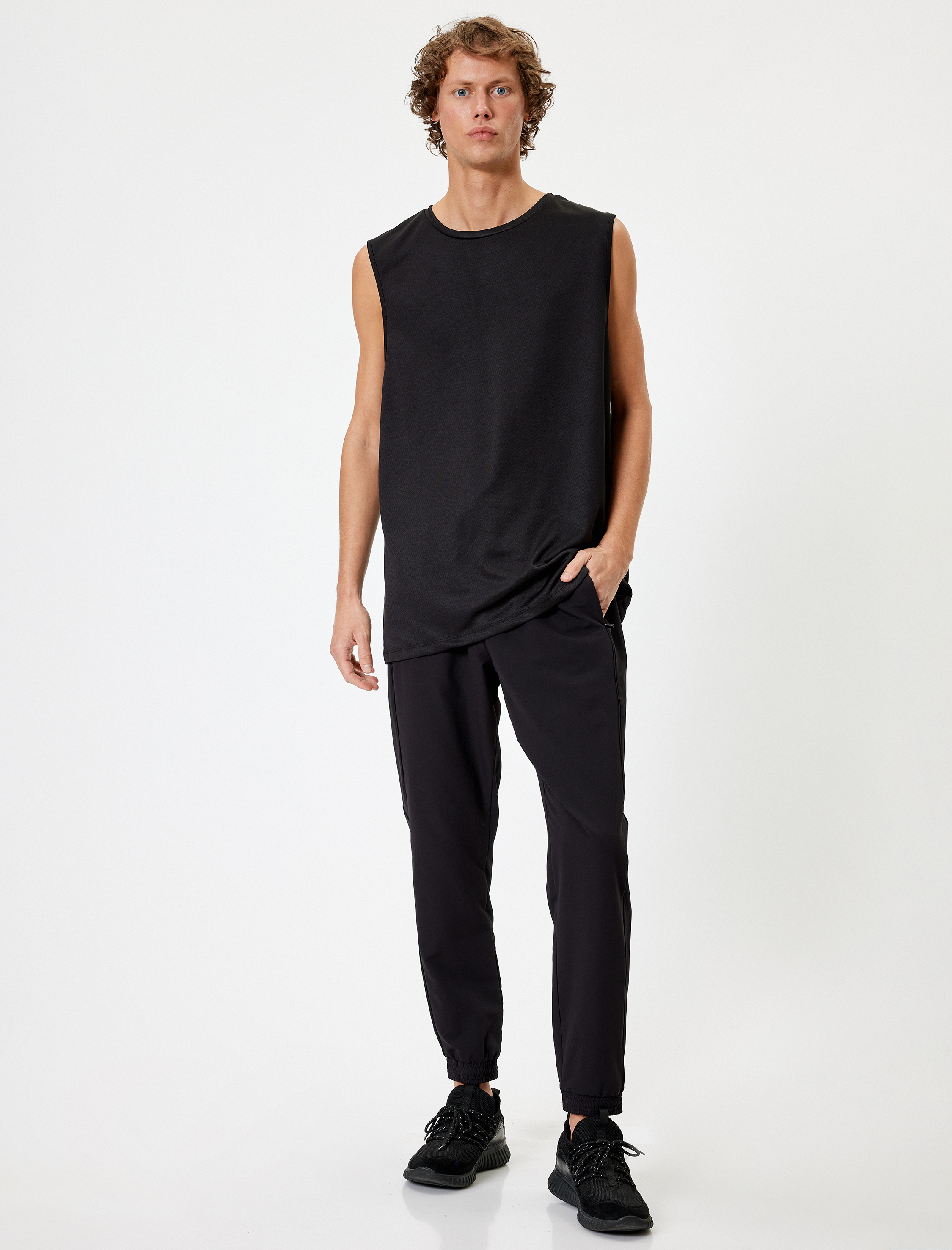   Spor Eşofman Altı Jogger Cep Detaylı