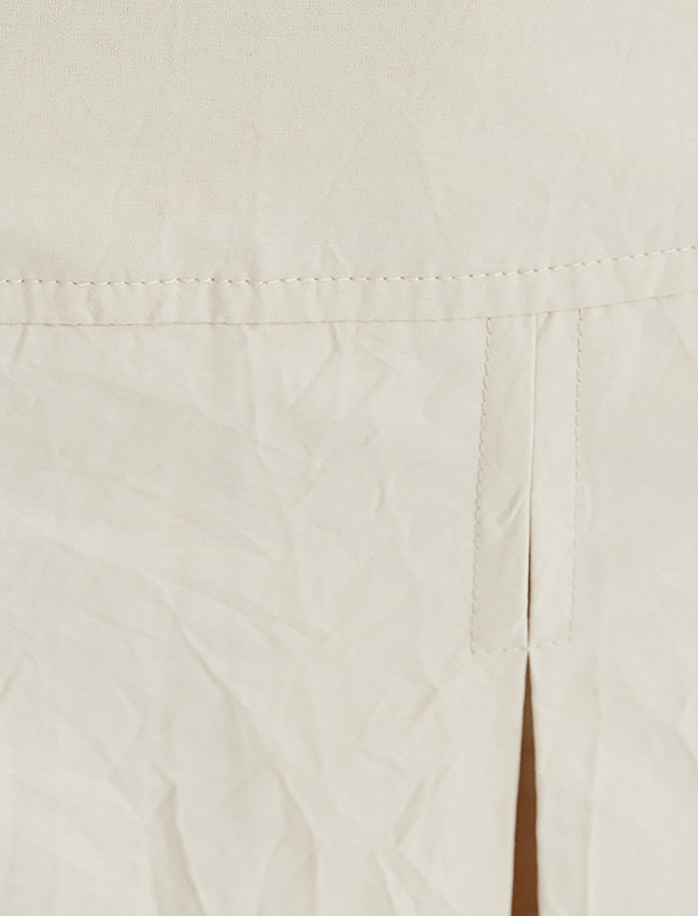   Pileli Mini Etek Kargo Cep Detaylı Poplin Kumaş