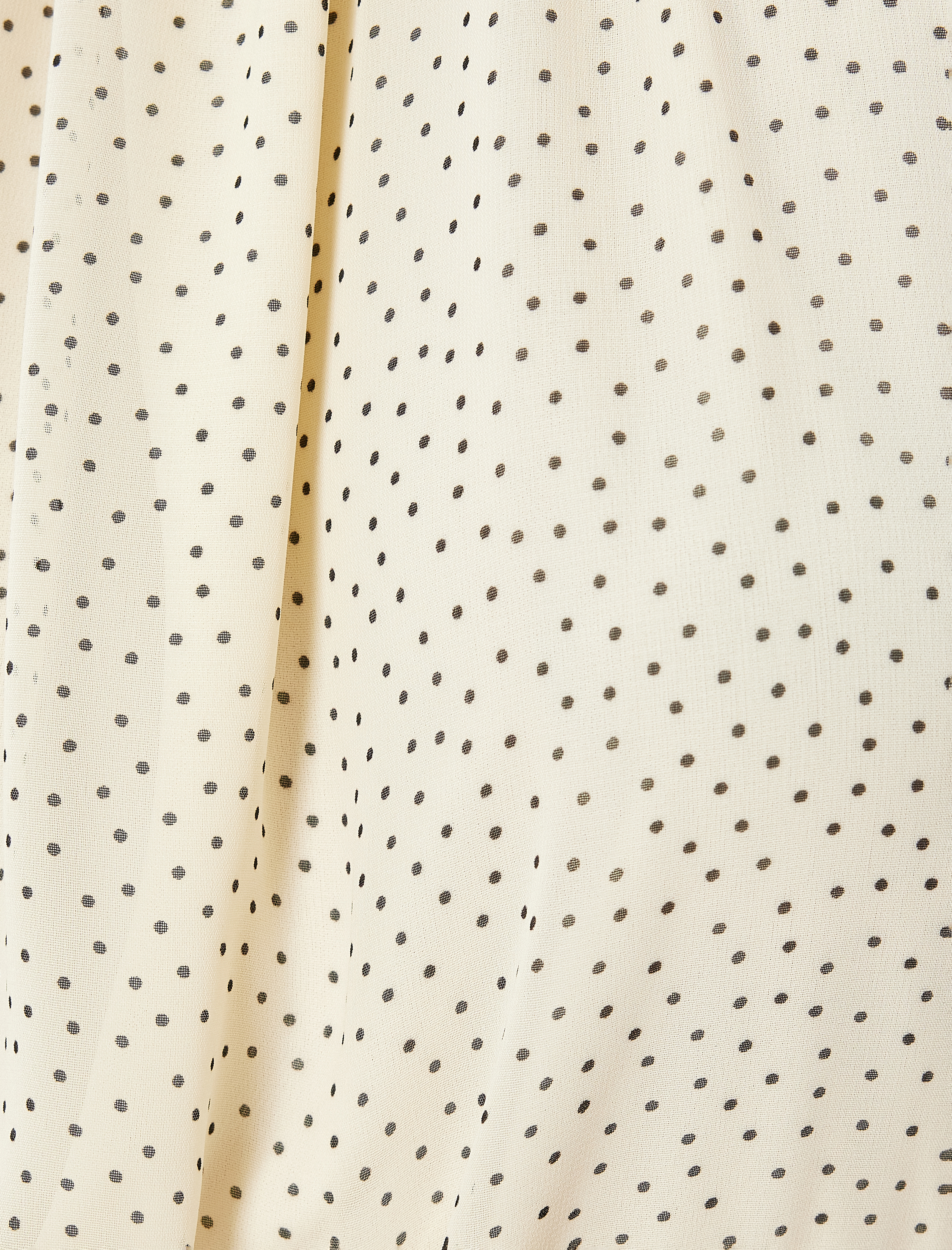   Puantiyeli Halter Yaka Elbise Midi Boy Kemerli Astarlı