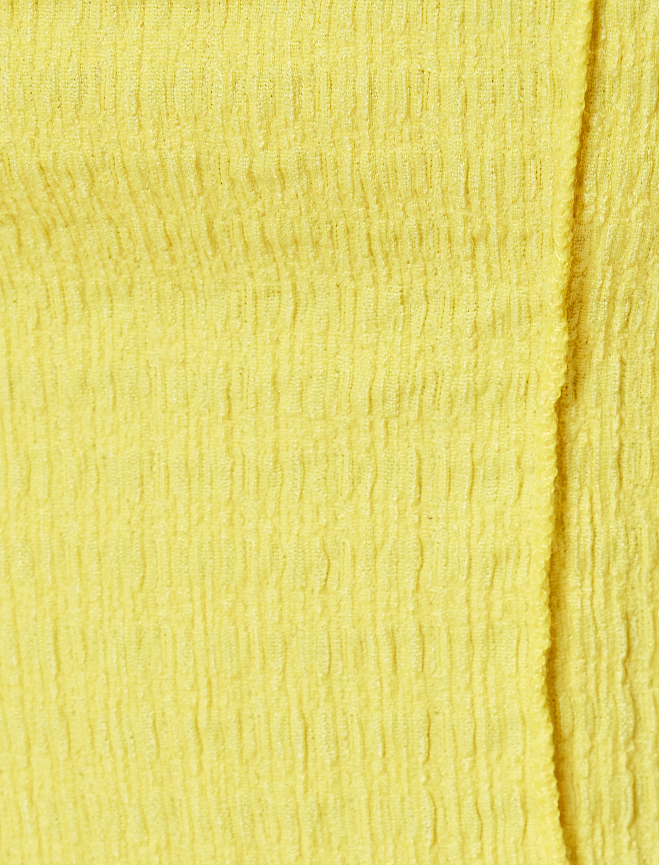   Asimetrik Kesim Crop Üst Kalın Askılı Dokulu U Yaka