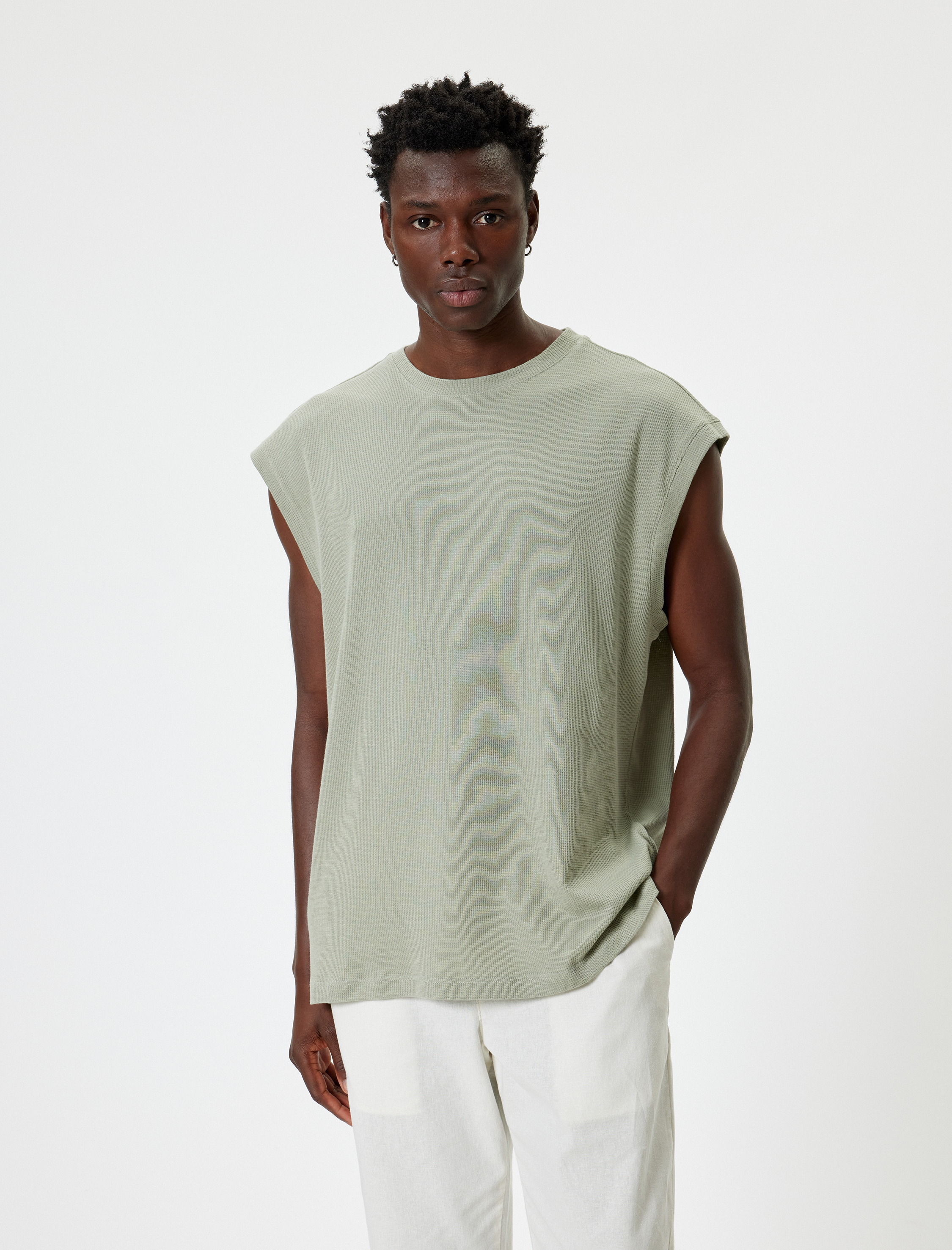   Kolsuz Atlet Bisiklet Yaka Pamuklu