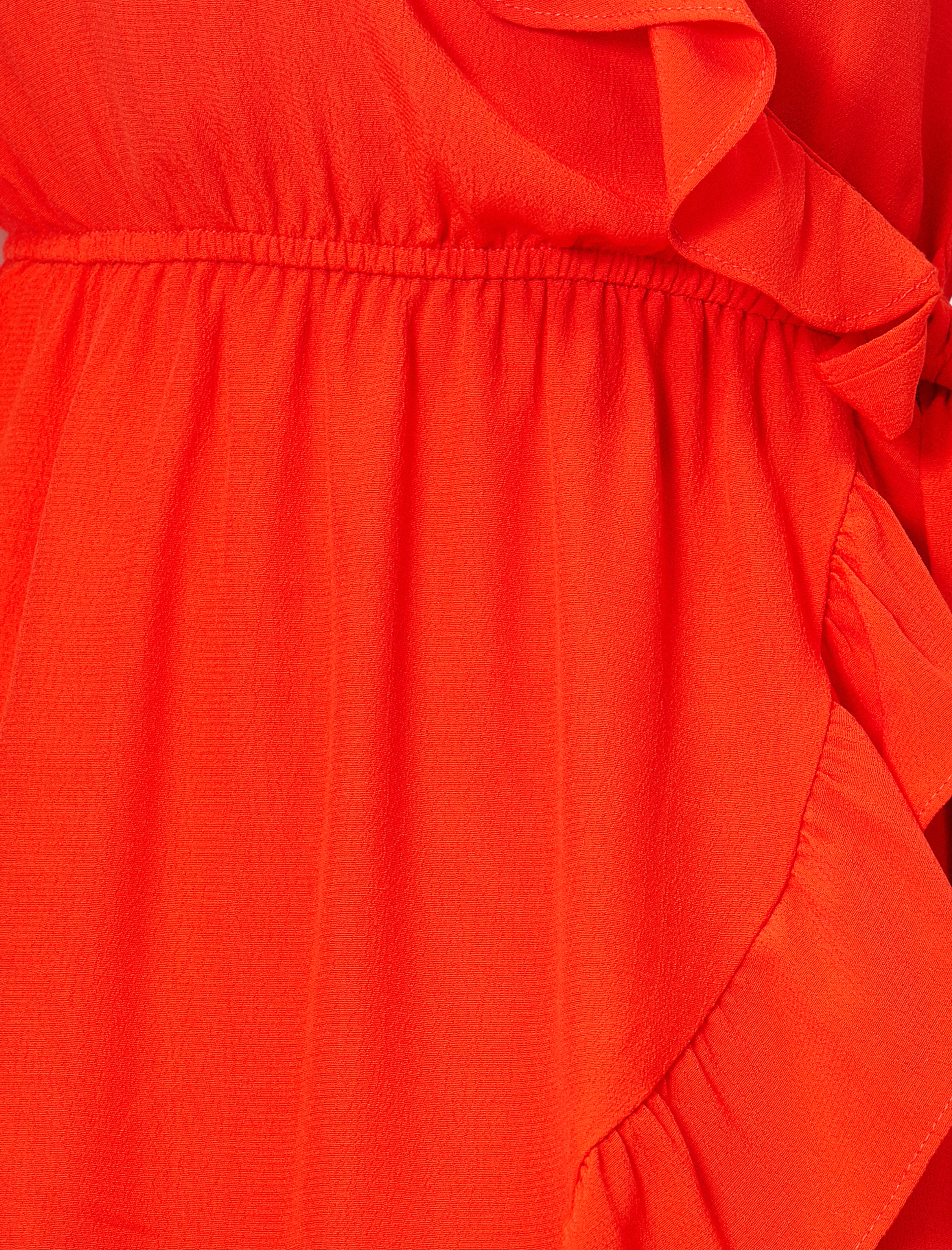   Askılı Volan Elbise