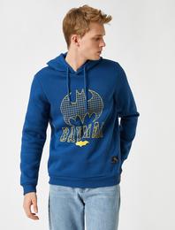 Batman Kapüşonlu Sweatshirt Lisanslı Baskılı