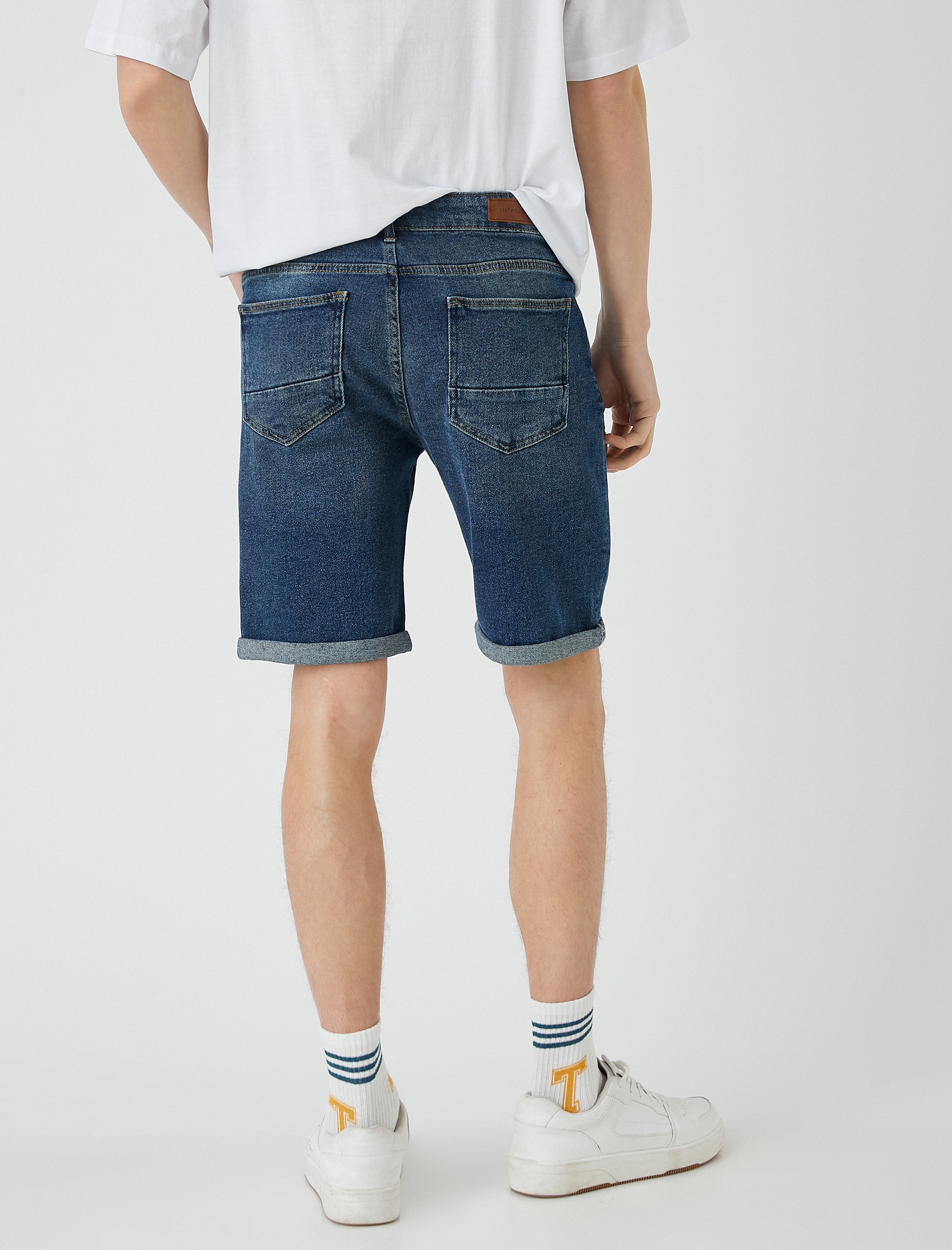   Kot Şort Katlı Paça Detaylı