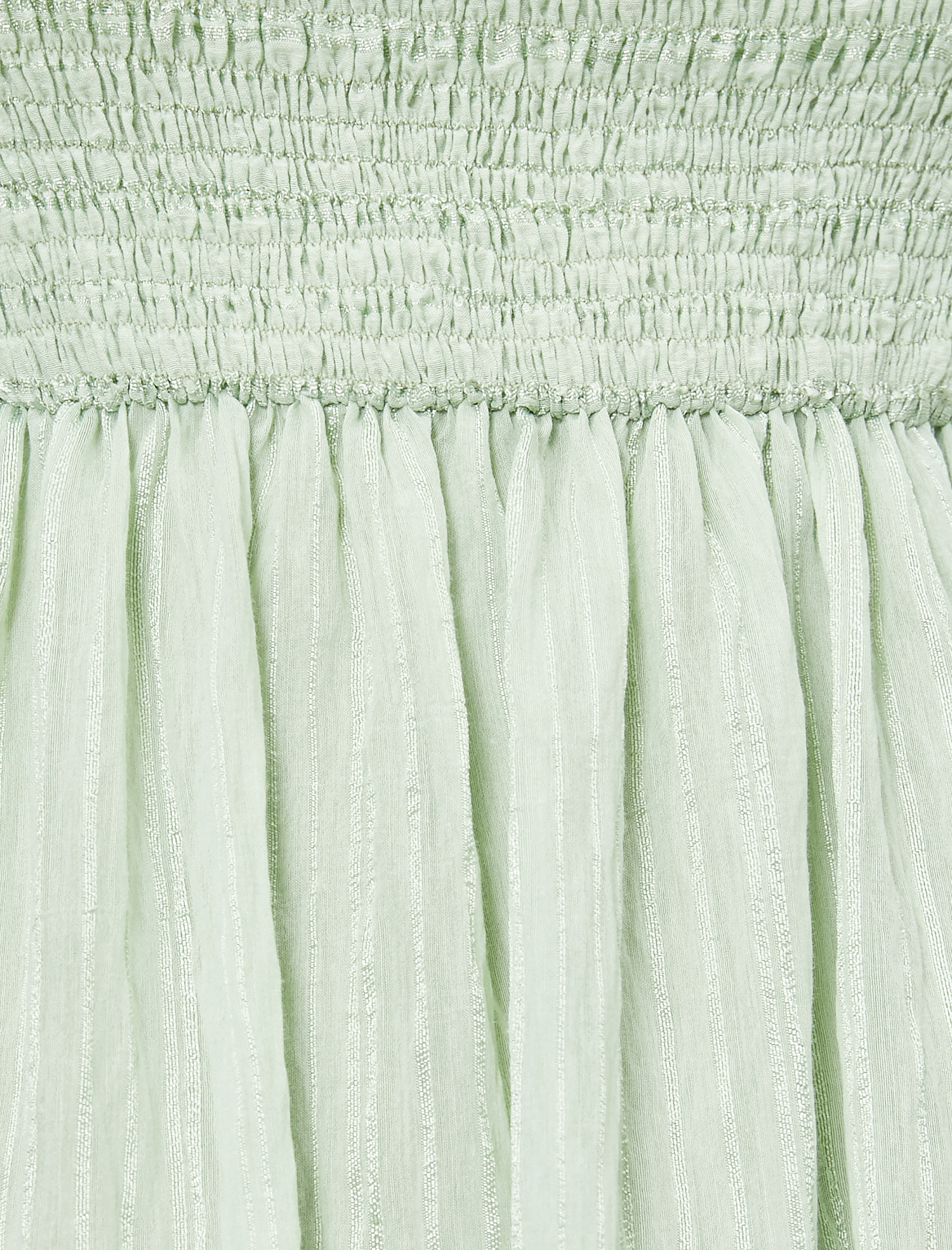   Karpuz Kollu U Yaka Pamuklu Elbise