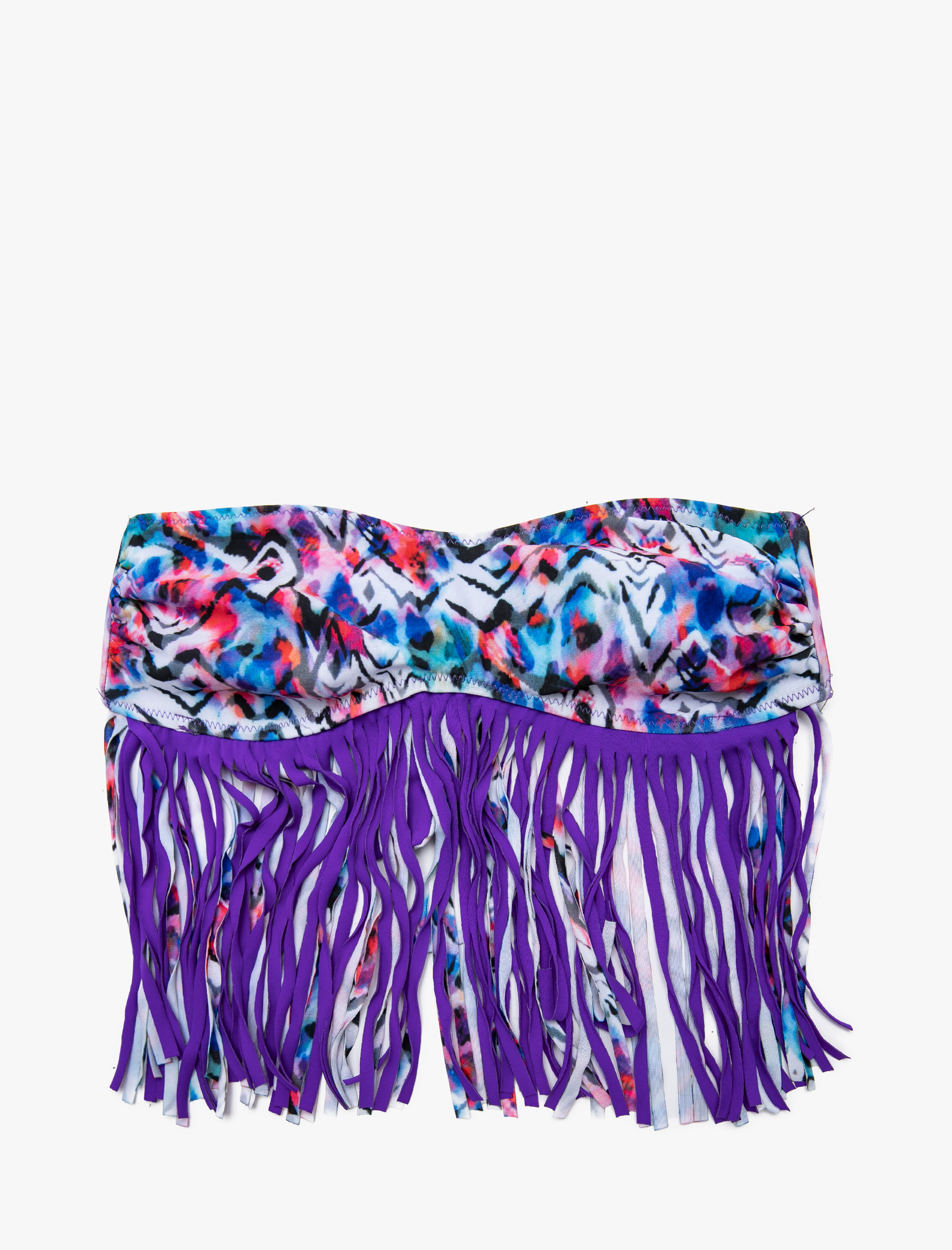   Kadın Mix & Match Püsküllü Bikini Üst