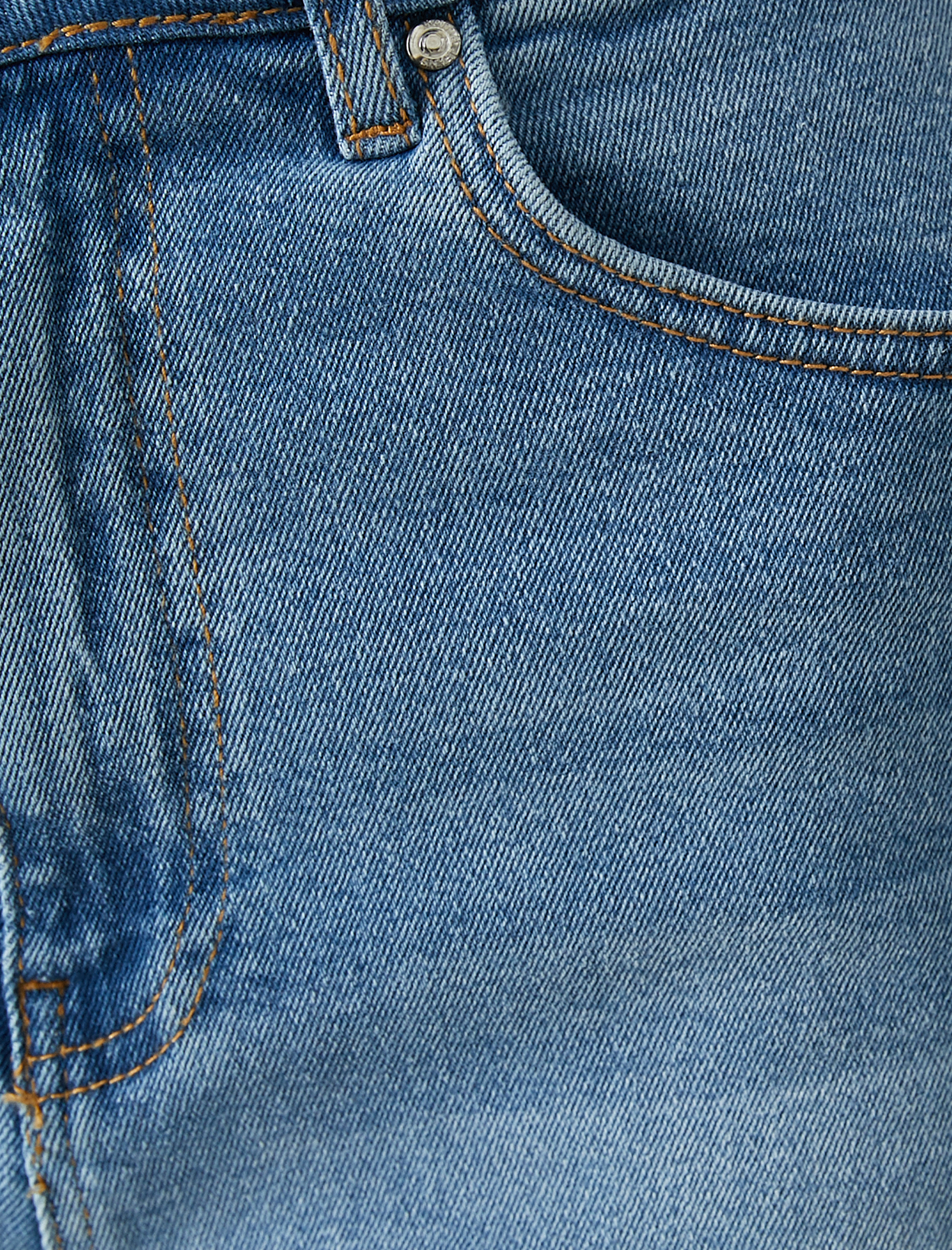   Yüksek Bel Kot Şort