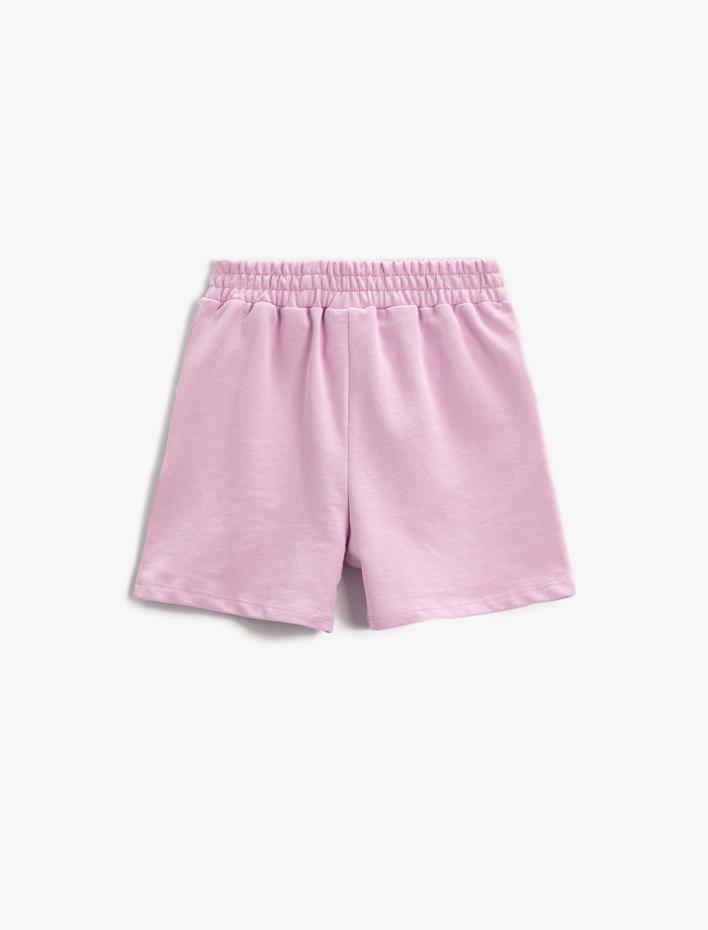 Kız Çocuk Tweety Baskılı Şort Lisanslı Beli Lastikli Pamuklu