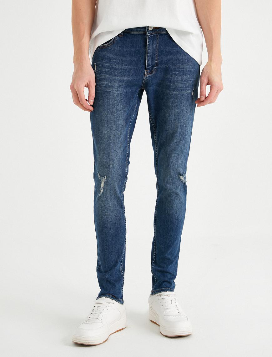   Super Skinny Fit Kot Pantolon - Justin Jean