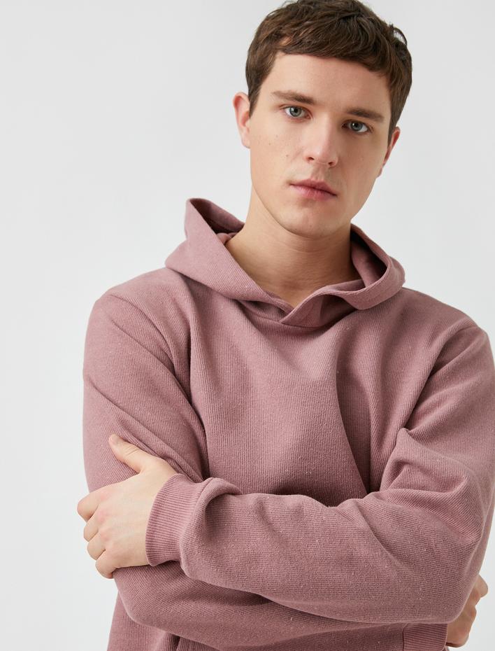  Fitilli Kapüşonlu Sweatshirt