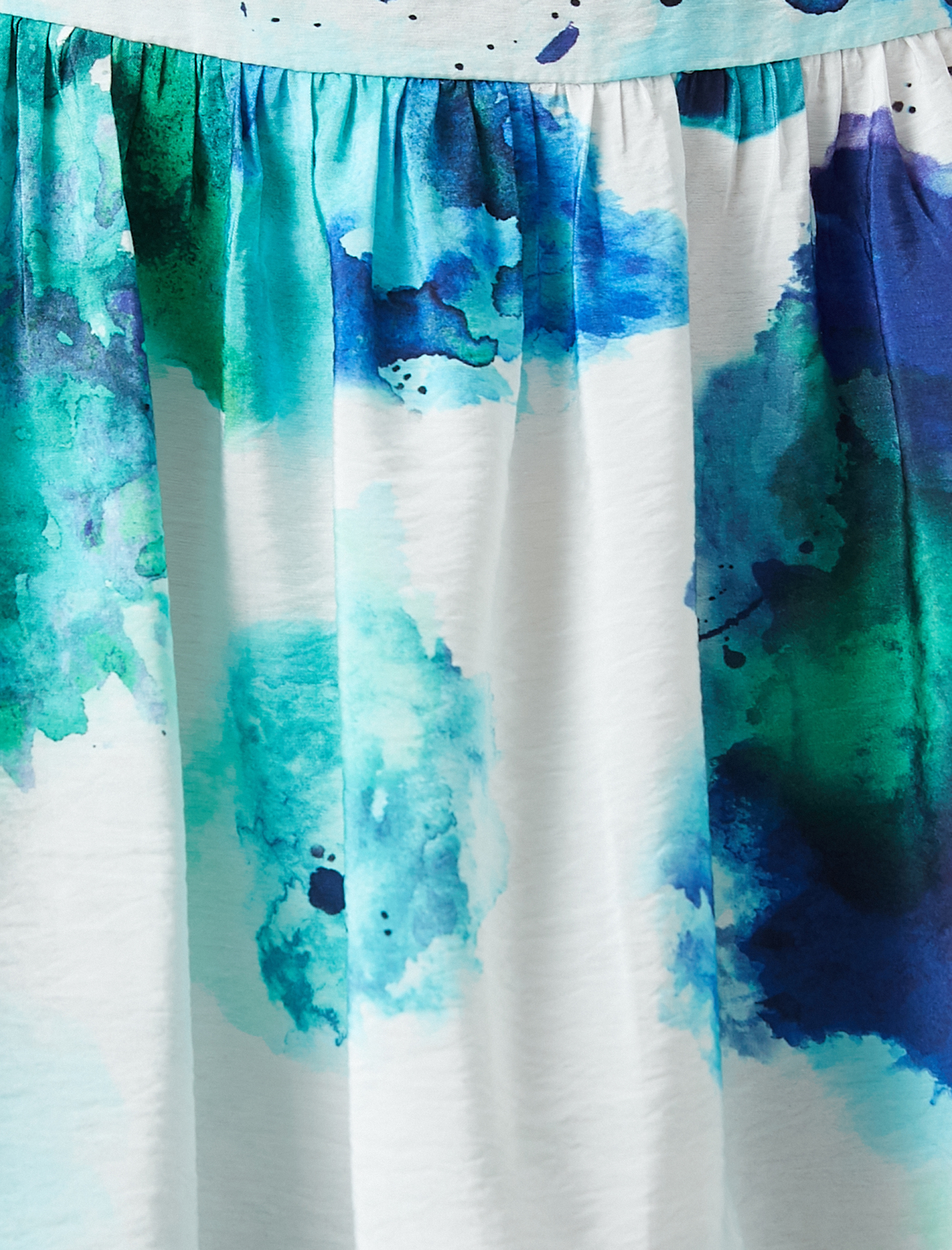   Mini Viskon Elbise Fırfırlı Halter Yaka Kolsuz