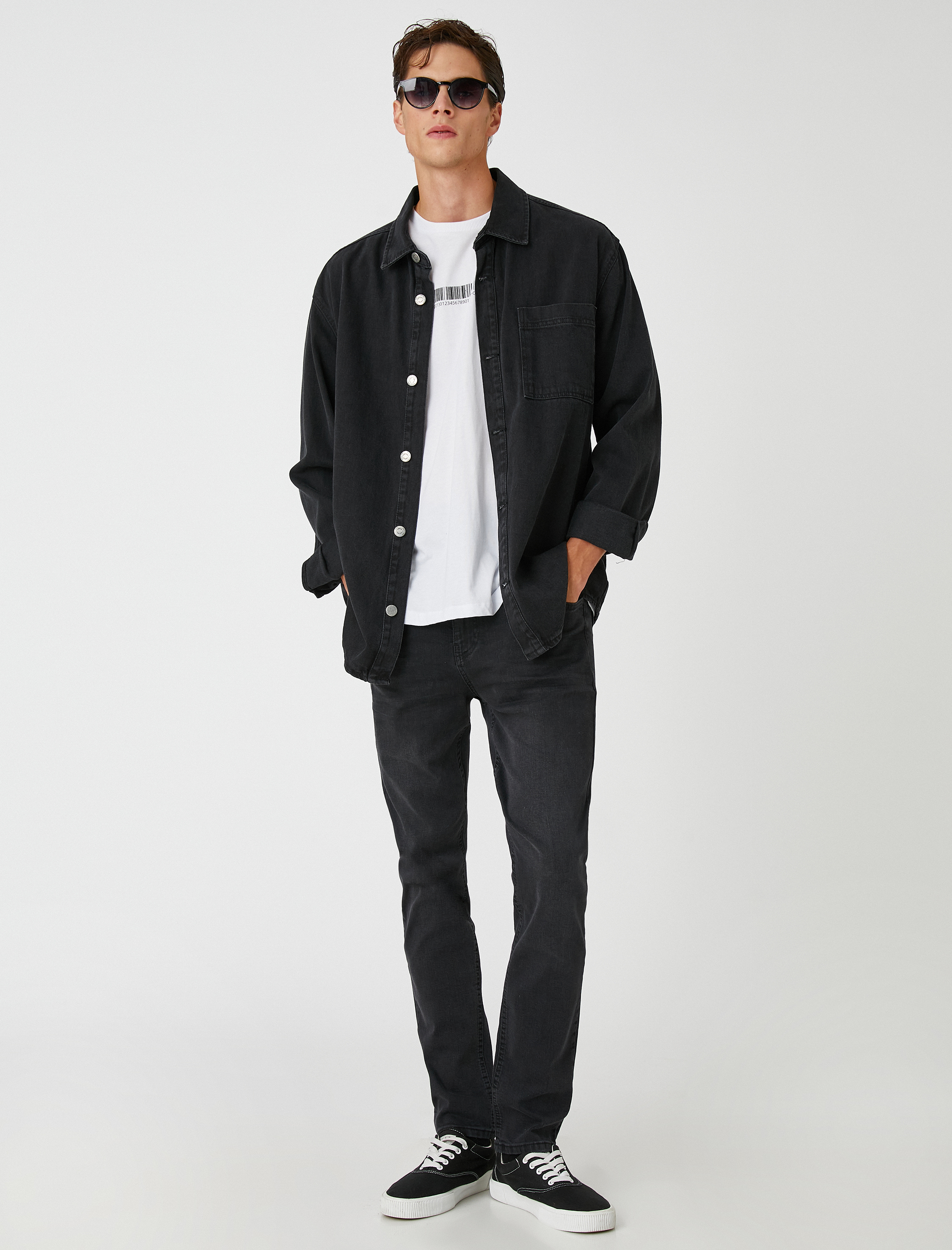 Slim Fit Kot Pantolon - Brad Jean