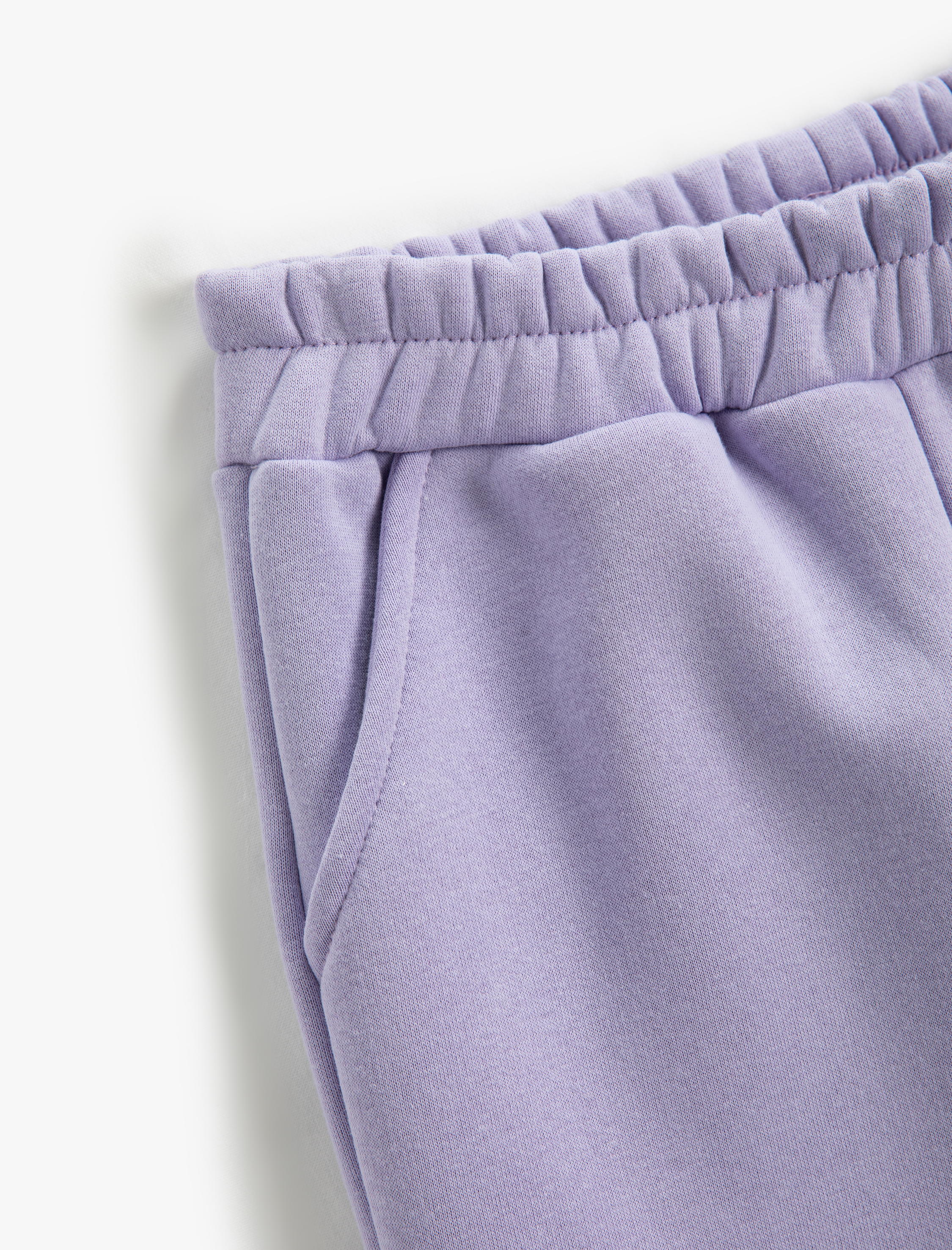  Kız Çocuk Basic Jogger Eşofman Altı Cepli Beli Lastikli