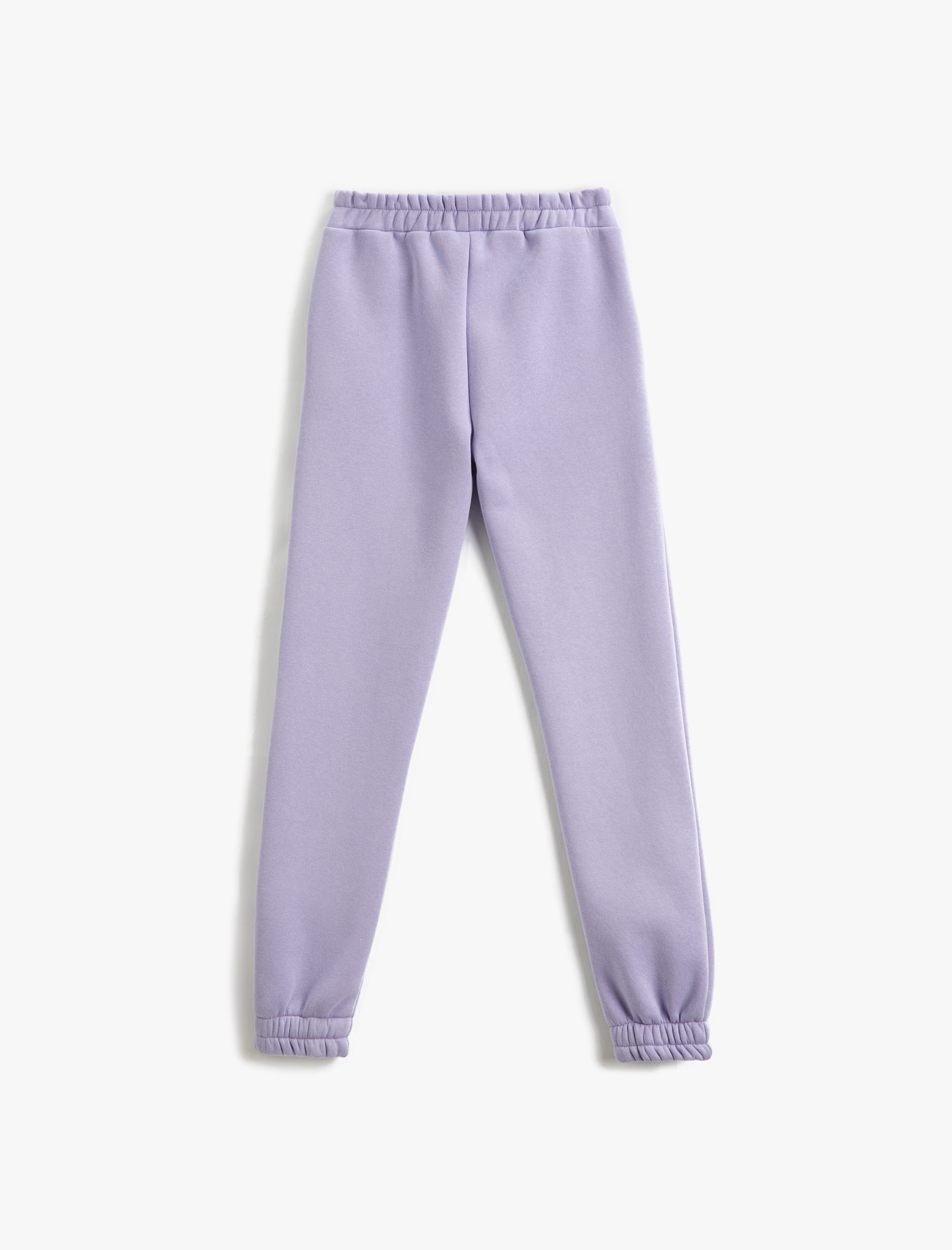  Kız Çocuk Basic Jogger Eşofman Altı Cepli Beli Lastikli