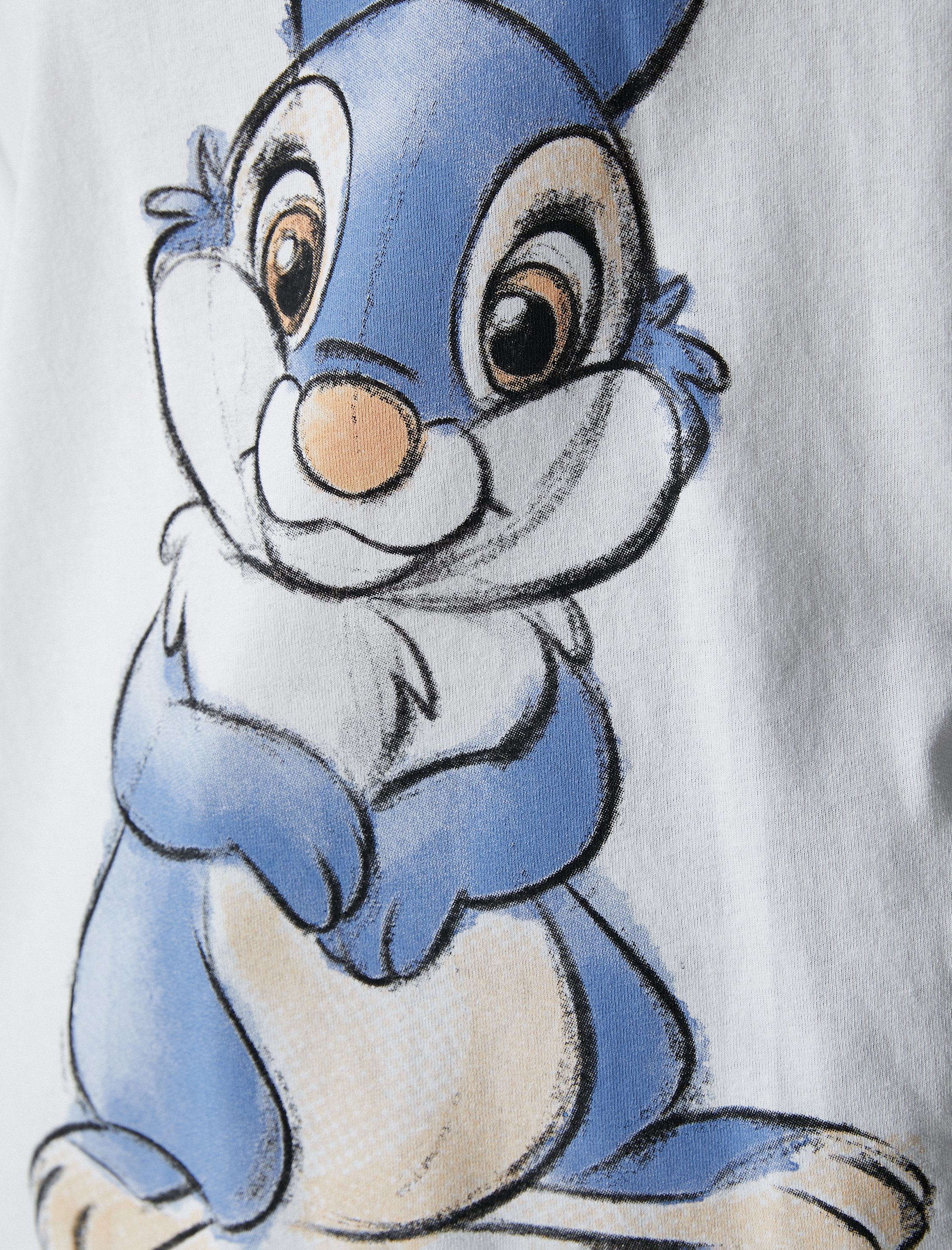   Bambi Tişört Oversize Lisanslı Bisiklet Yaka Kısa Kollu