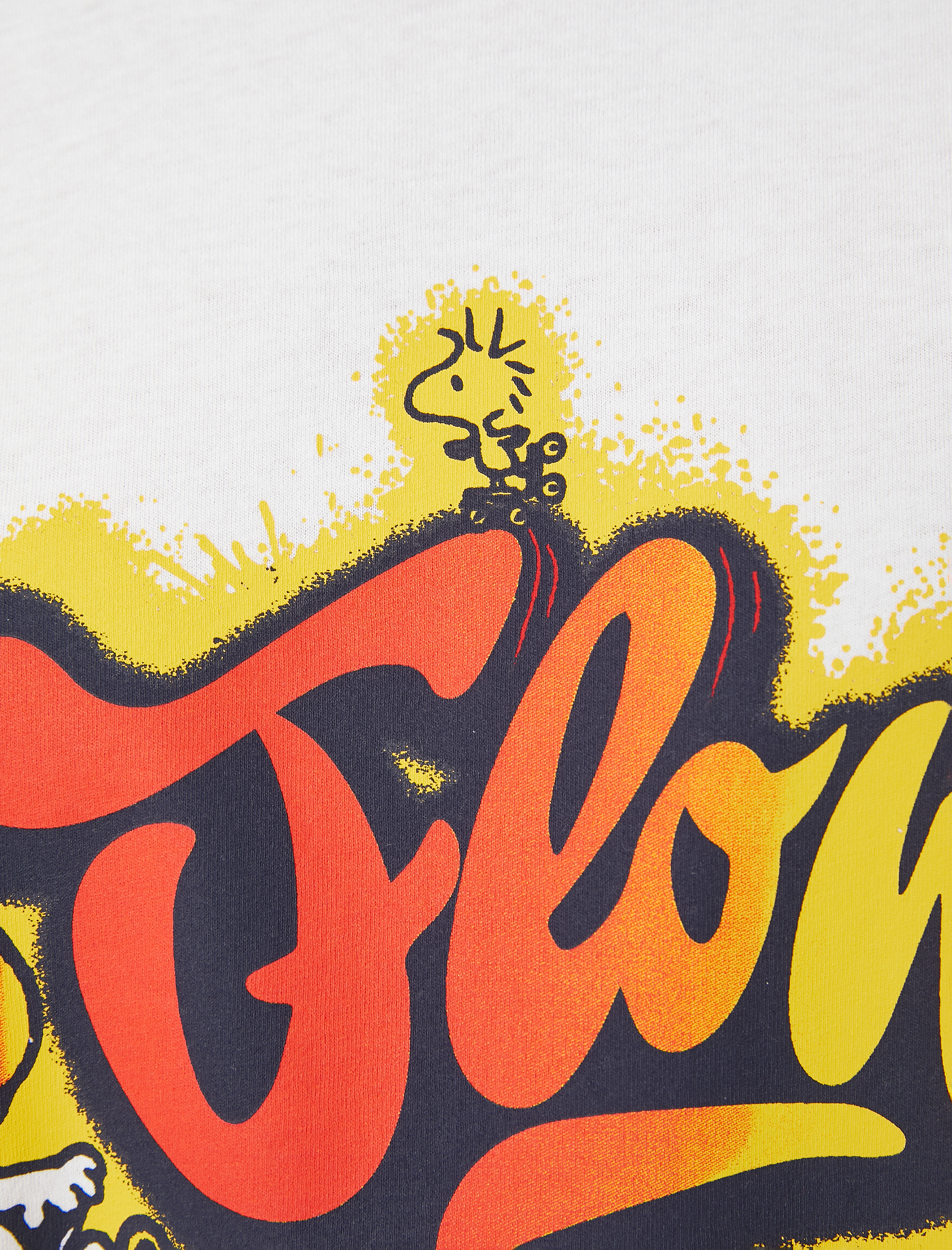   Snoopy Tişört Lisanslı Bisiklet Yaka Pamuklu Kısa Kollu