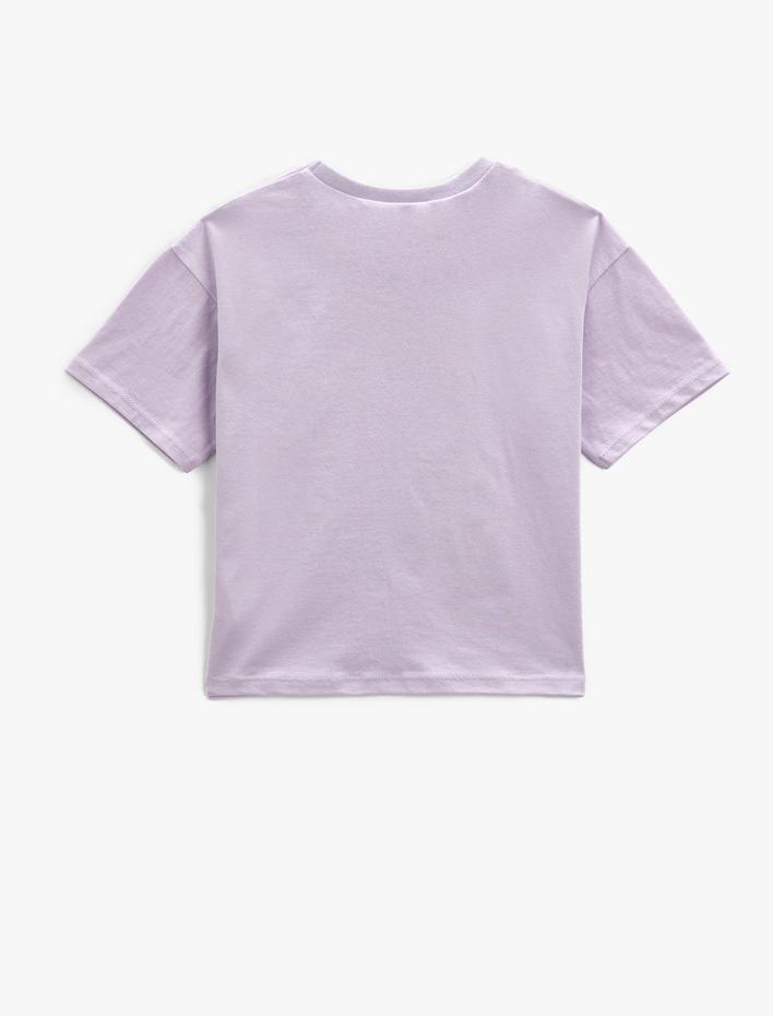 Kız Çocuk Lola Bunny Tişört Lisanslı Oversize Kısa Kollu Pamuklu