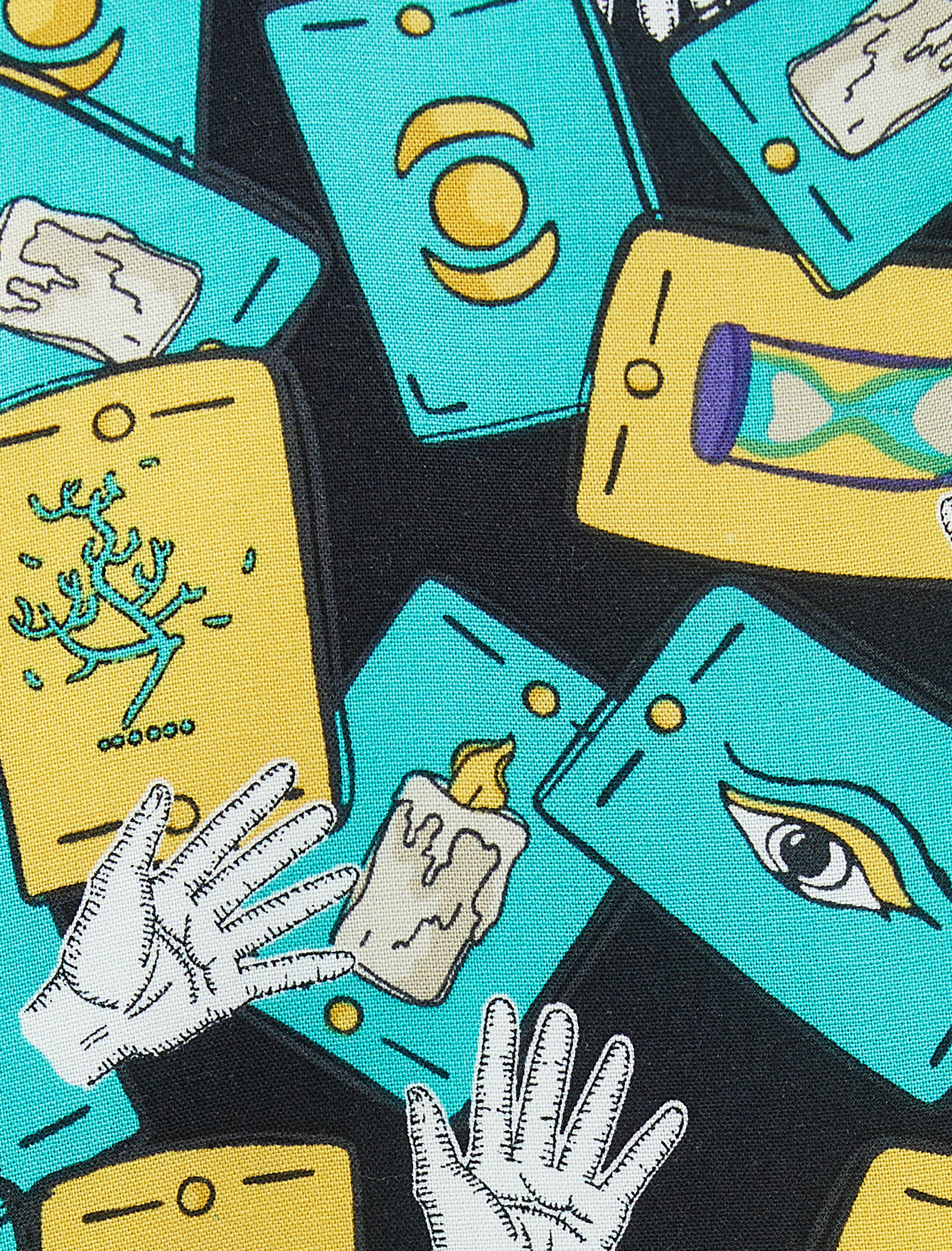   Kısa Kollu Gömlek Kart Baskılı Klasik Yaka