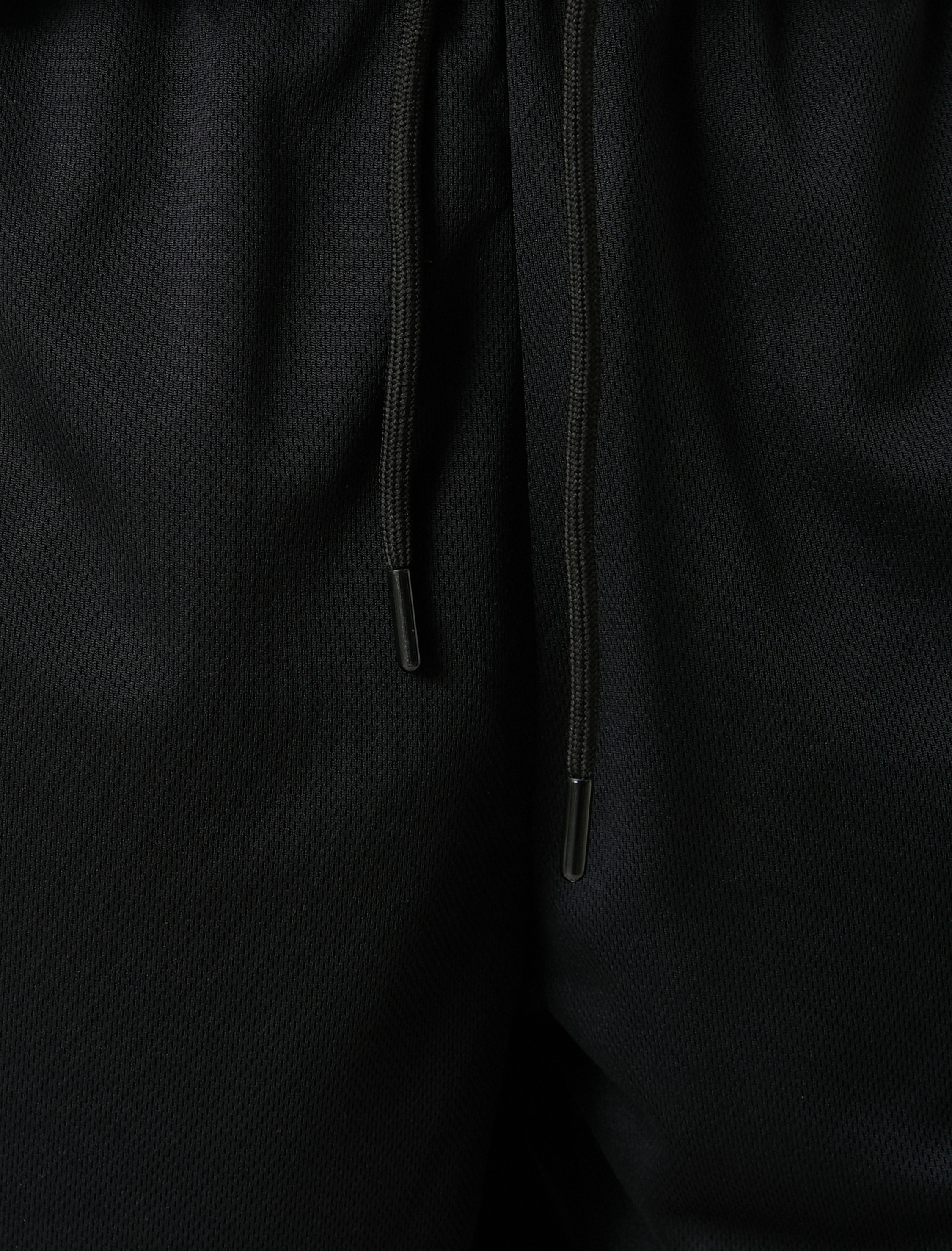   Spor Şort Beli Bağcıklı Slogan Baskılı Cep Detaylı