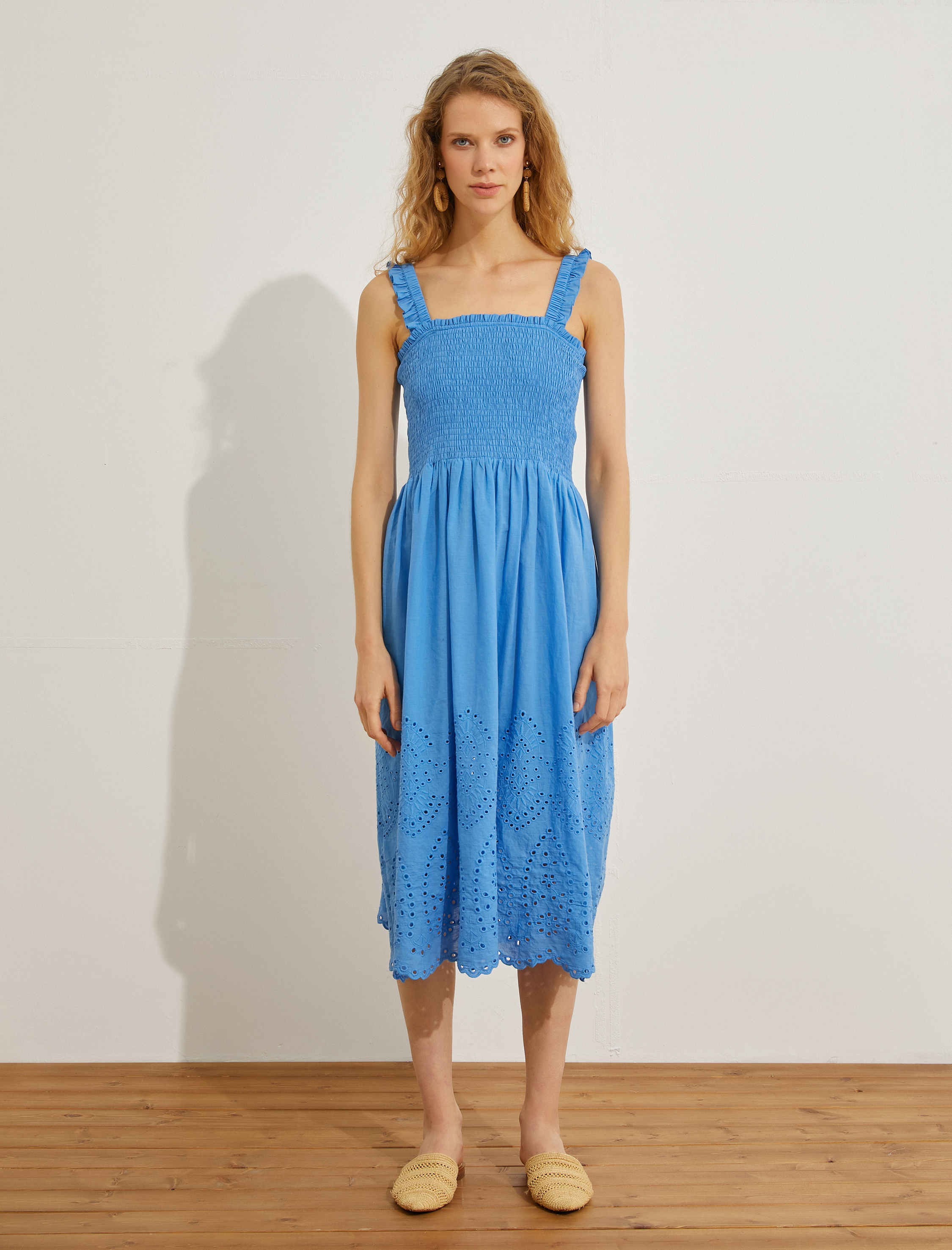   Midi Boy Fisto Elbise Gipeli Askılı