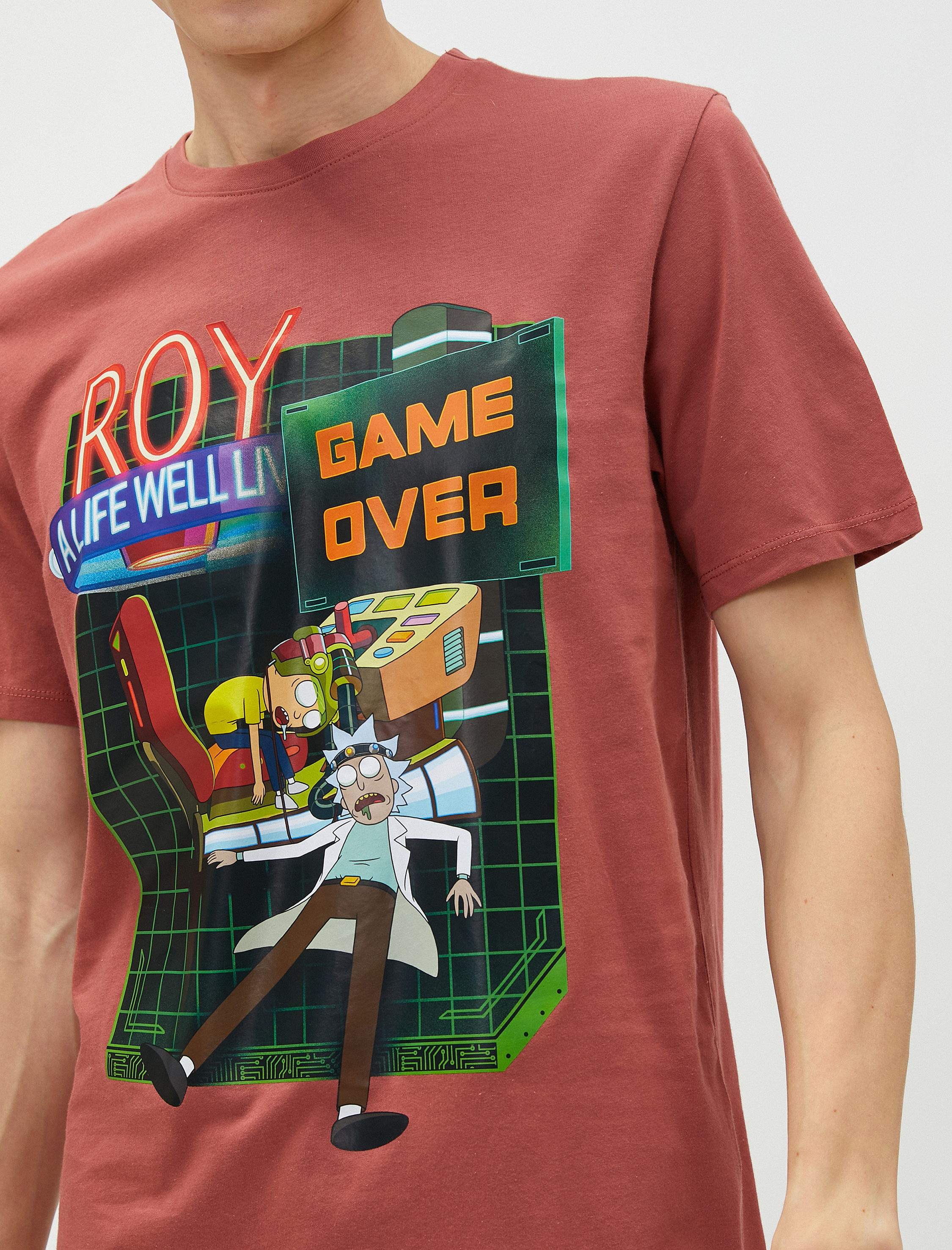   Rick and Morty Tişört Lisanslı Baskılı