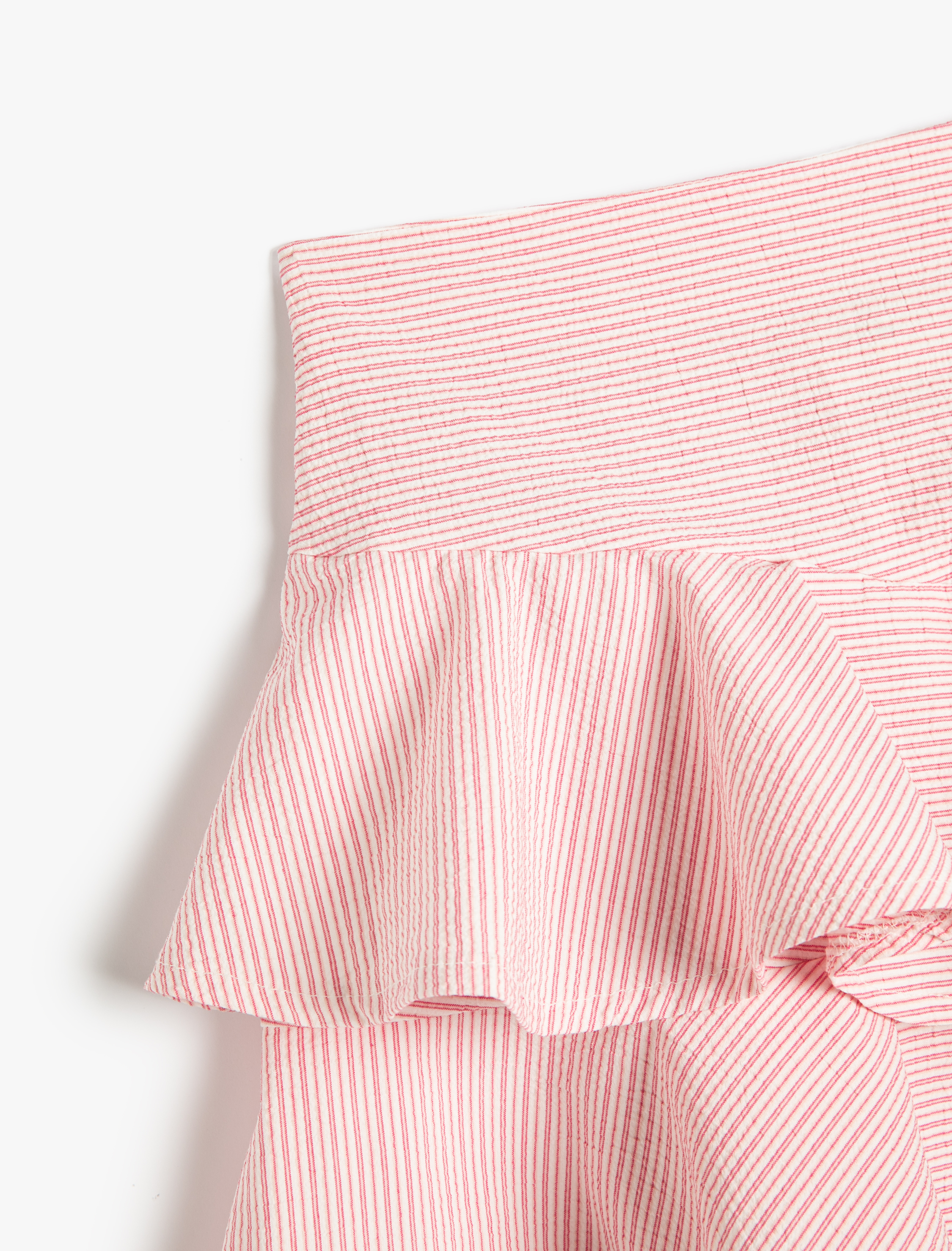  Kız Çocuk Etek Katlı Pamuk Karışımlı