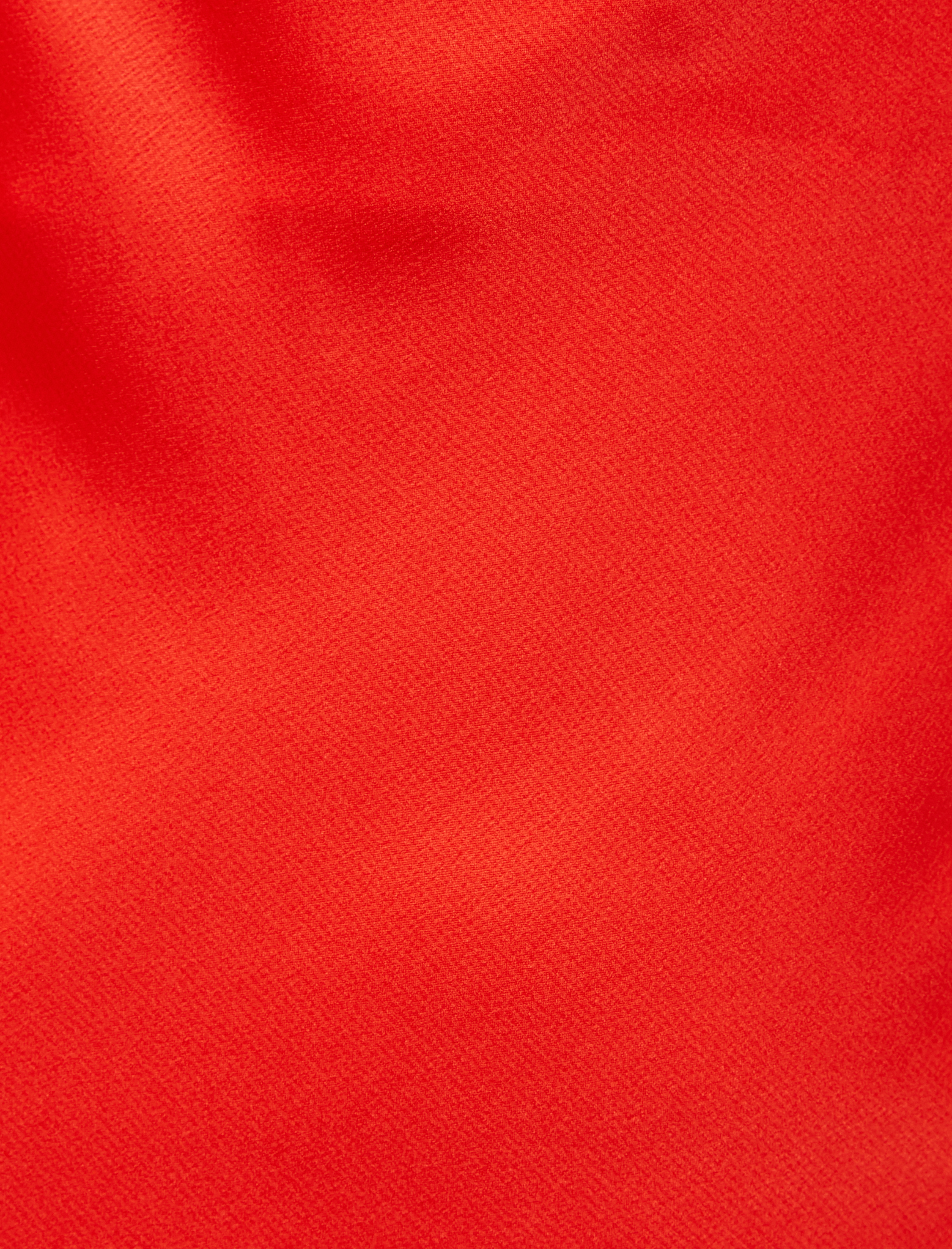   Saten Midi Boy Abiye Elbise Askılı