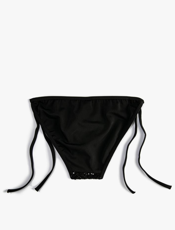  Brazilian Bikini Altı Payetli Yanları Bağlamalı Boncuklu