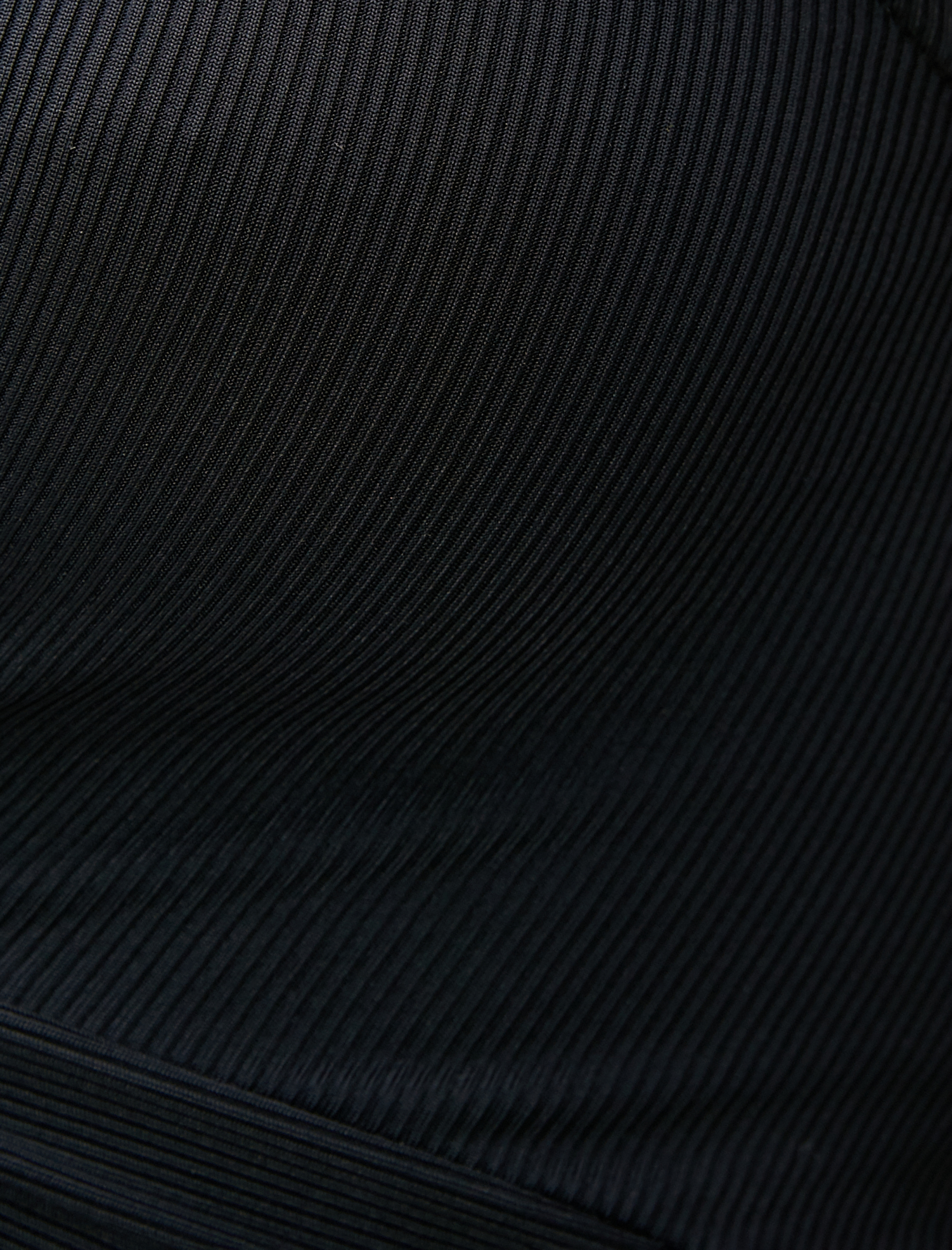 Crop Fitilli Atlet Düğüm Detaylı Bisiklet Yaka