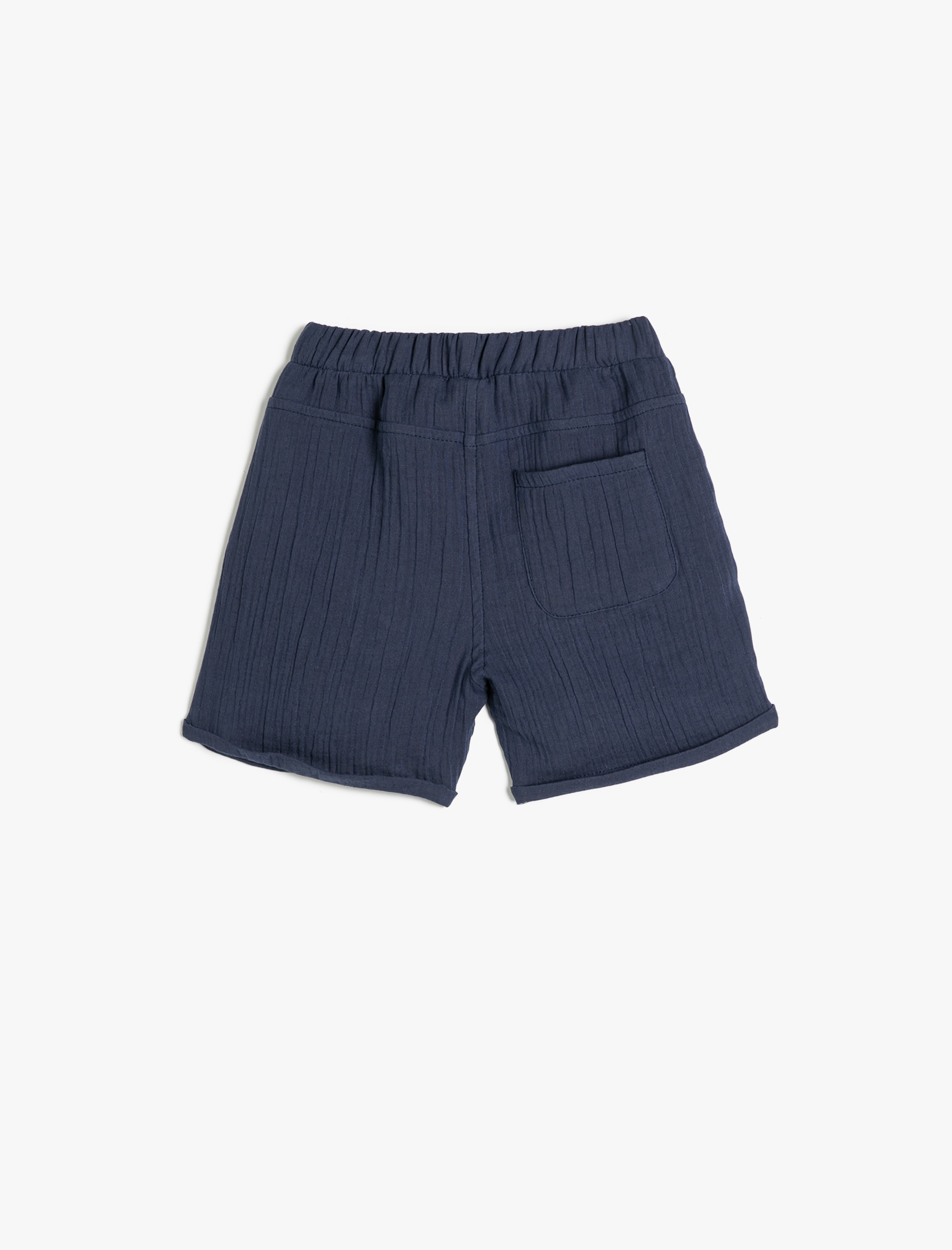  Erkek Bebek Şort Cepli Beli Lastikli Pamuklu