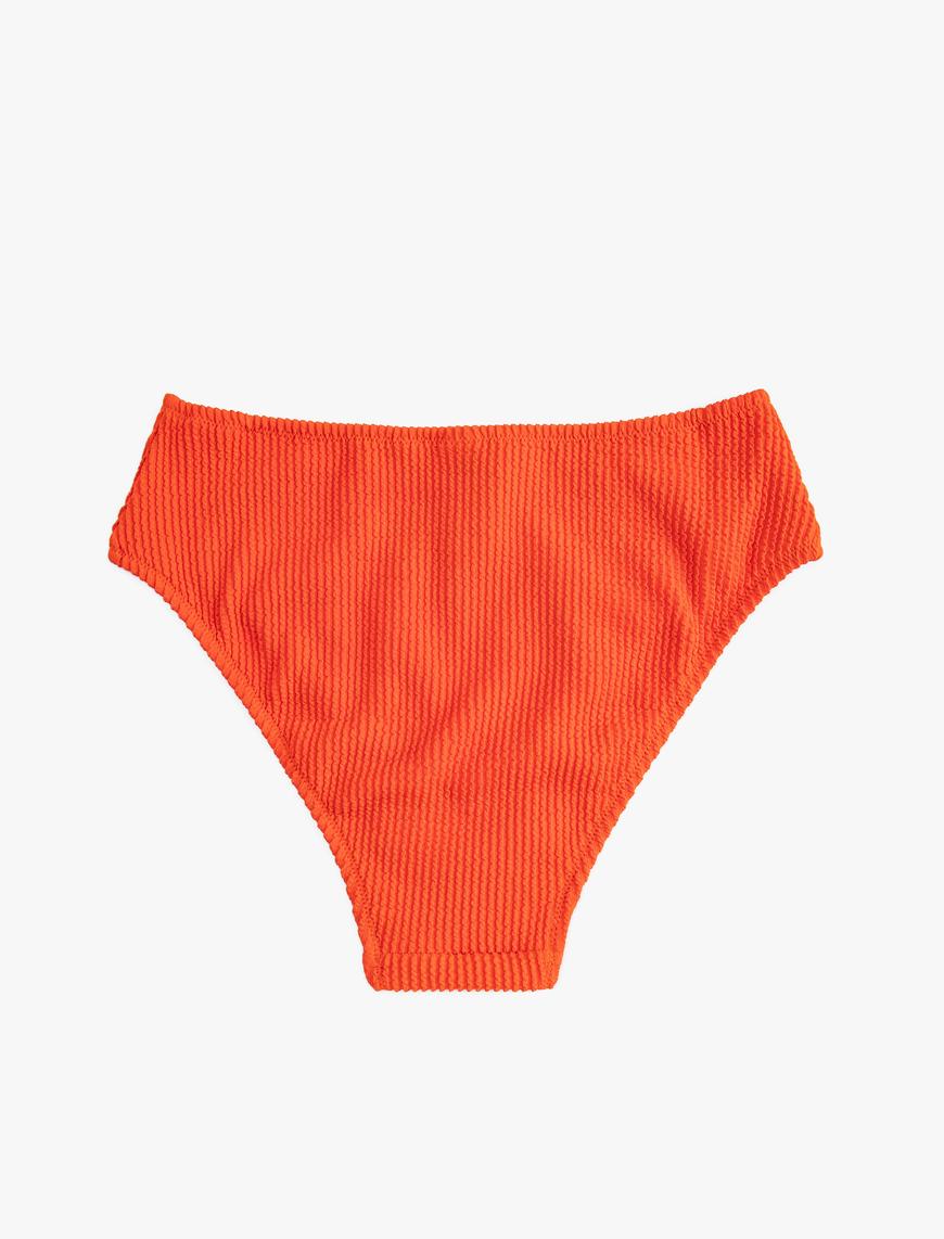   Yüksek Bel Bikini Altı Dokulu